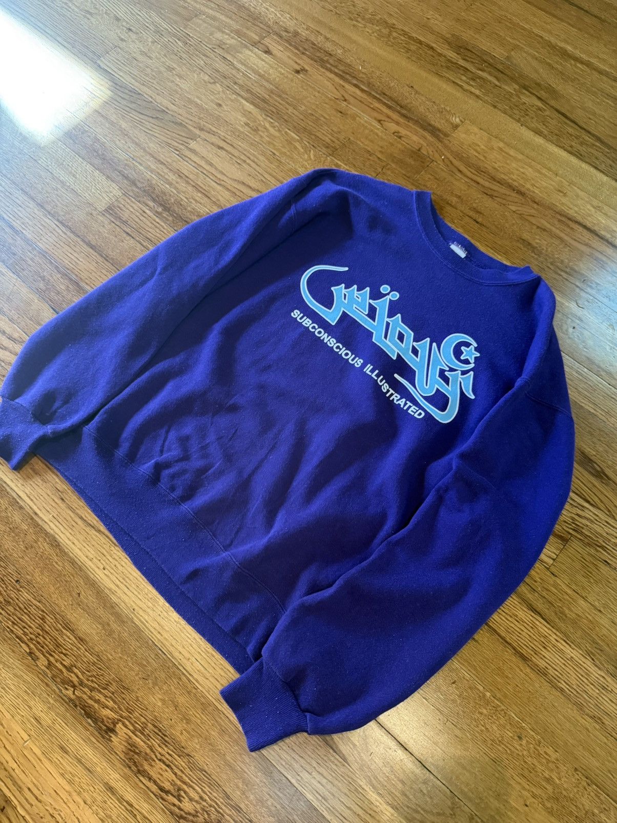 Velour VELOUR GARMENTS *rare* crewneck sweatshirt PURPLE Size US S / EU 44-46 / 1 - 2 Thumbnail