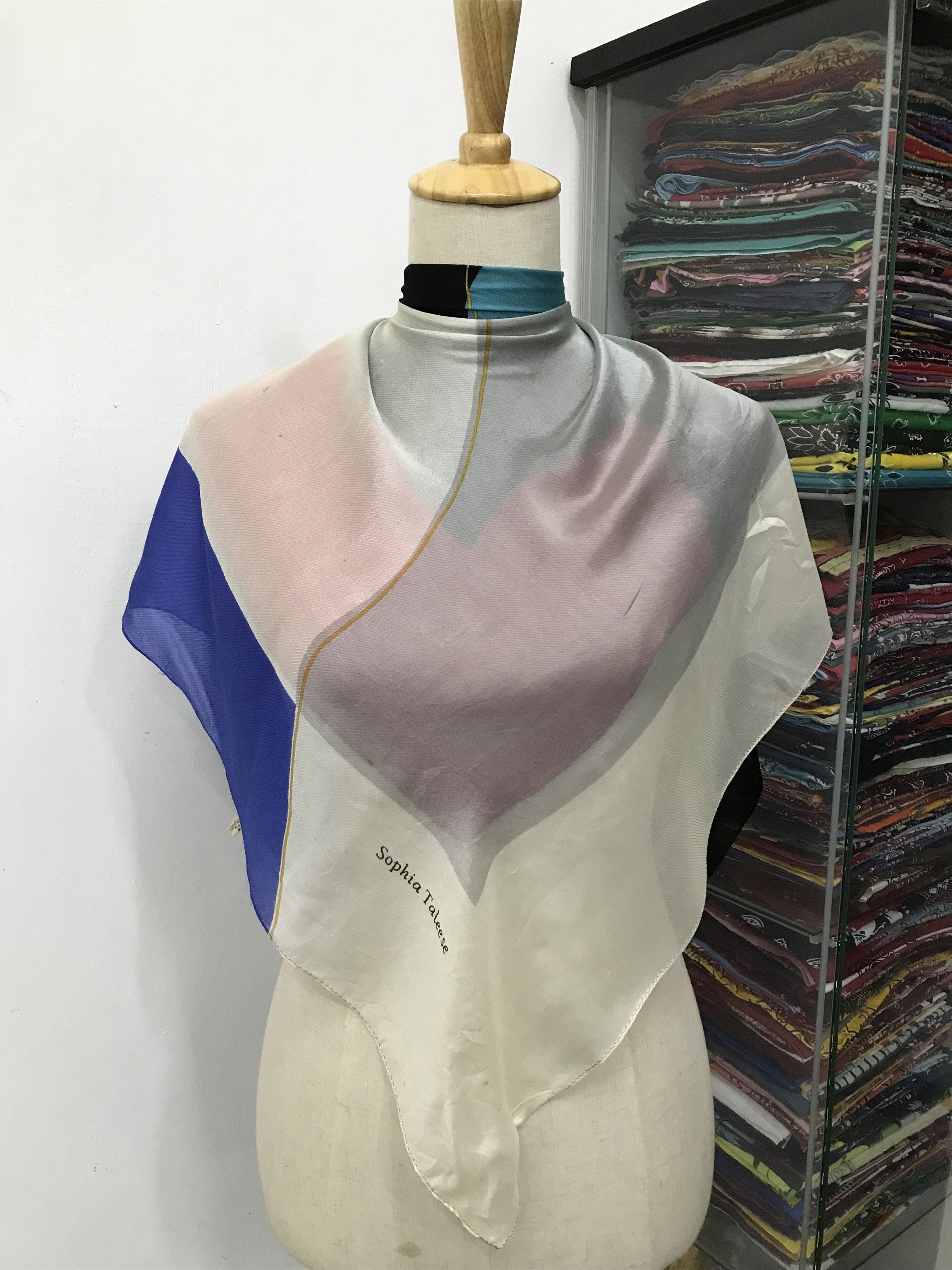 Vintage Sophia Taleese Silk Scarf