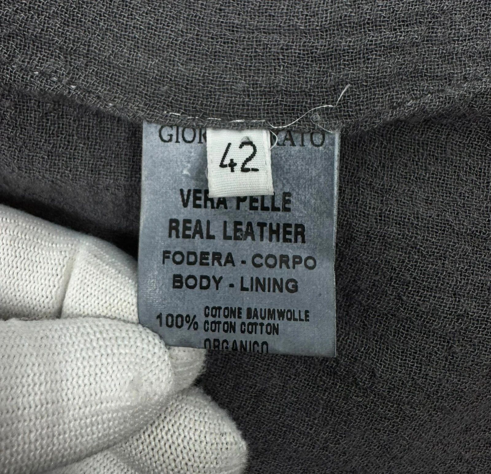 Giorgio Brato Giorgio Brato Genuine Leather Jacket Organic Edition size 42 Size M / US 6-8 / IT 42-44 - 19 Thumbnail