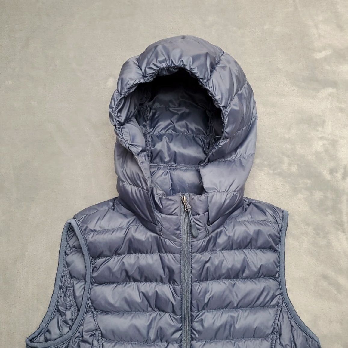 Vintage VINTAGE 32 Degrees Heat Vest Womens XS Small Blue Down Puffer removeable Hood Mid Layer Size XS / US 0-2 / IT 36-38 - 3 Thumbnail