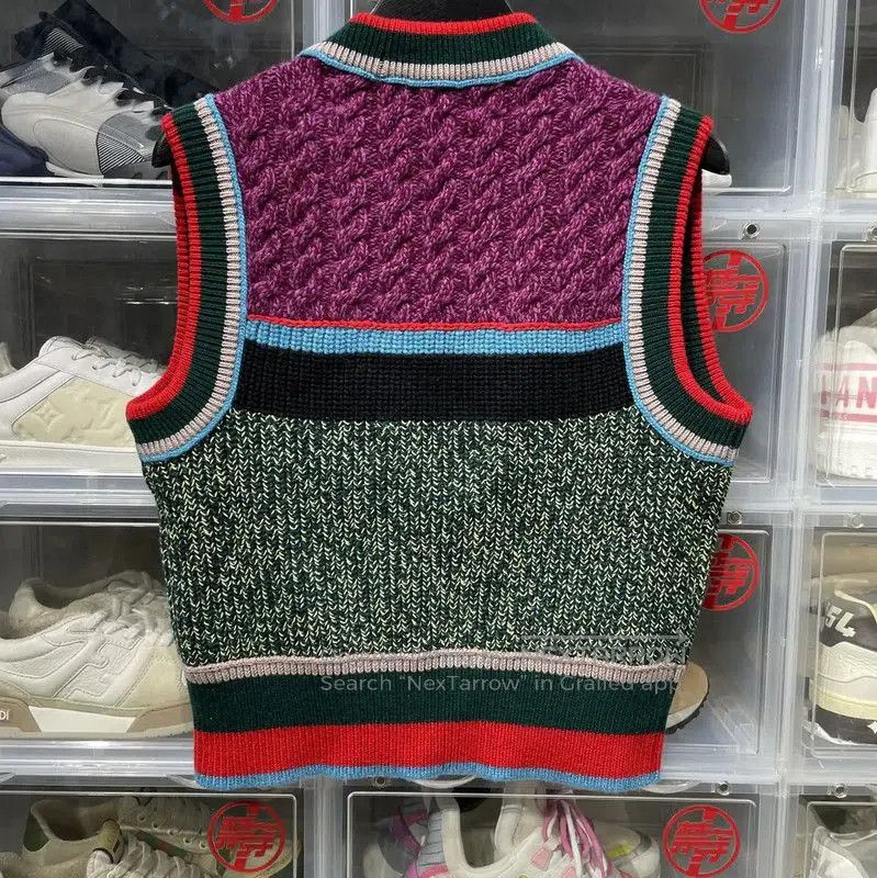 Burberry Burberry Colorful Wool Knit Sweater for Women. Size S / US 4 / IT 40 - 2 Thumbnail