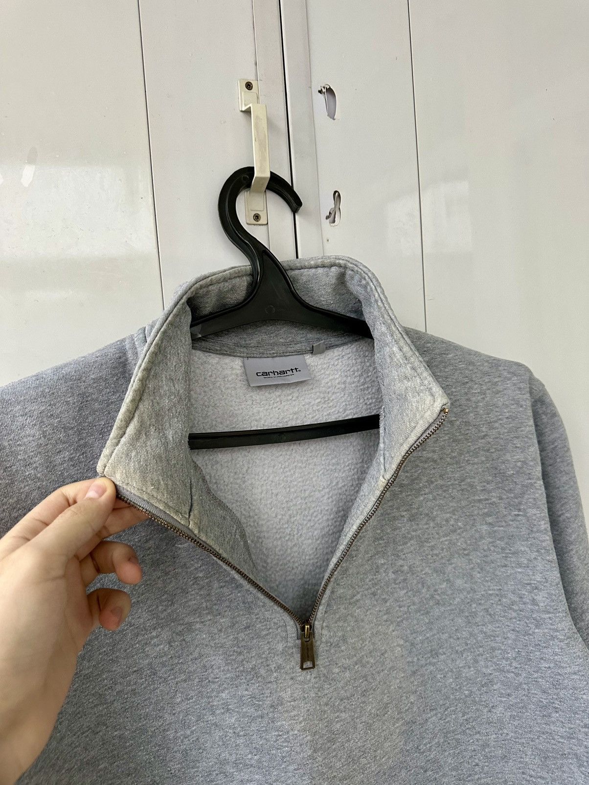 Carhartt Vintage 1/3 Carhartt Sweatshirt Metal Zip Hand Logo Size US M / EU 48-50 / 2 - 11 Thumbnail