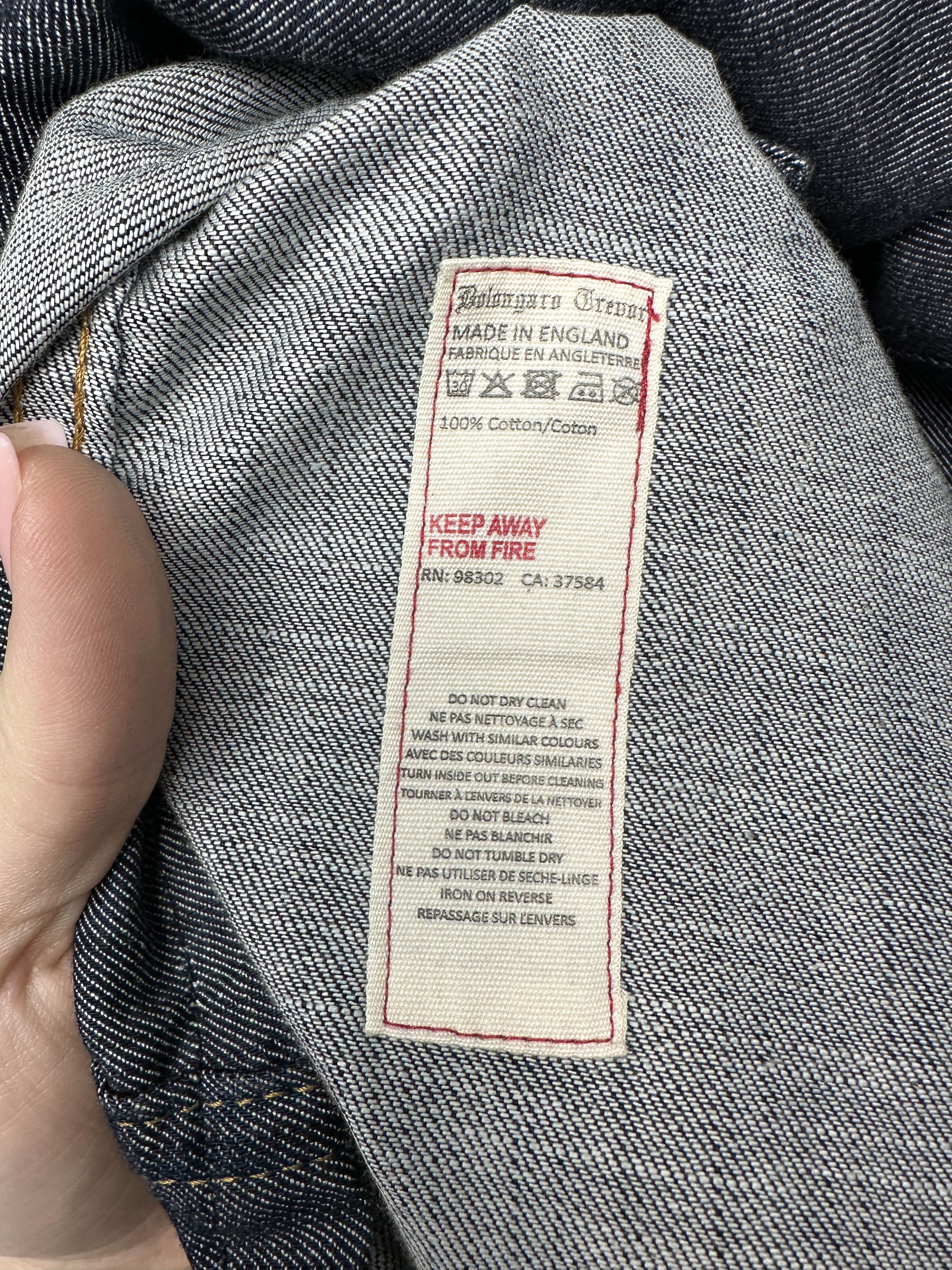 Bolongaro Trevor Bolongaro Trevor Mens Denim Shirt Overshirt Blazer Size US L / EU 52-54 / 3 - 4 Thumbnail