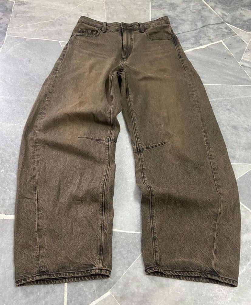 JNCO Vintage Japanese Brand Gu Jeans Wash Super Baggy Pants Size US 31 - 7 Thumbnail