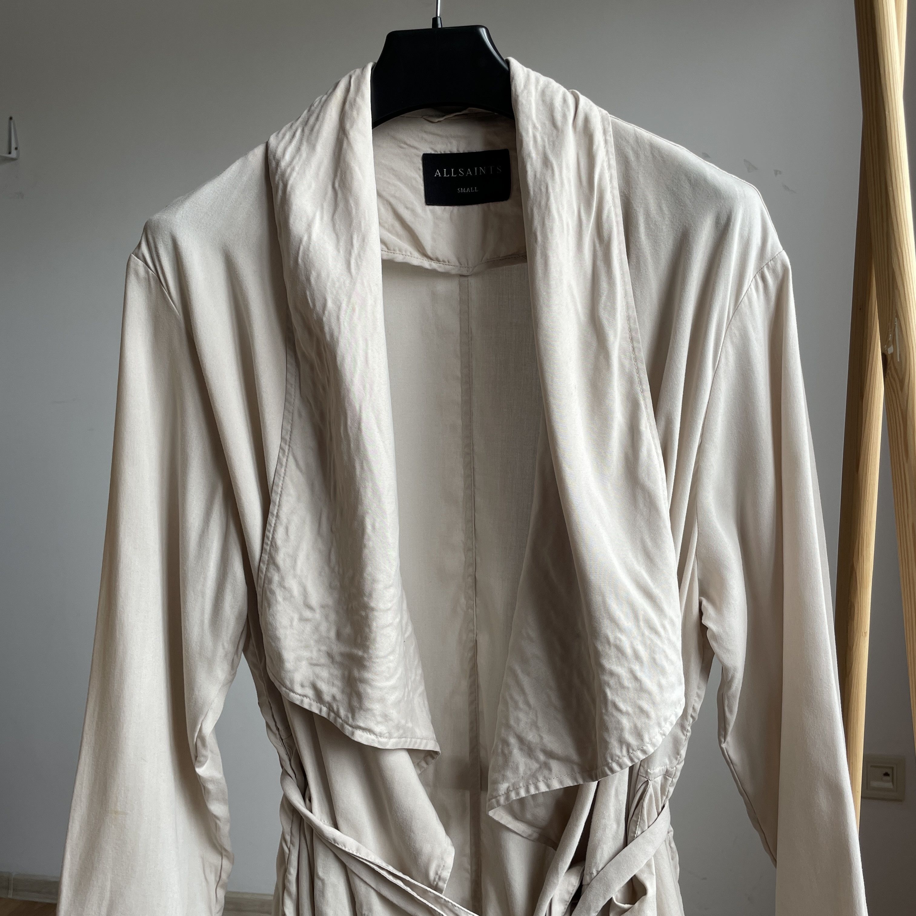 Allsaints Allsaints Womens Elsa Lyocell Open Front Belt Coat Size S / US 4 / IT 40 - 5 Thumbnail