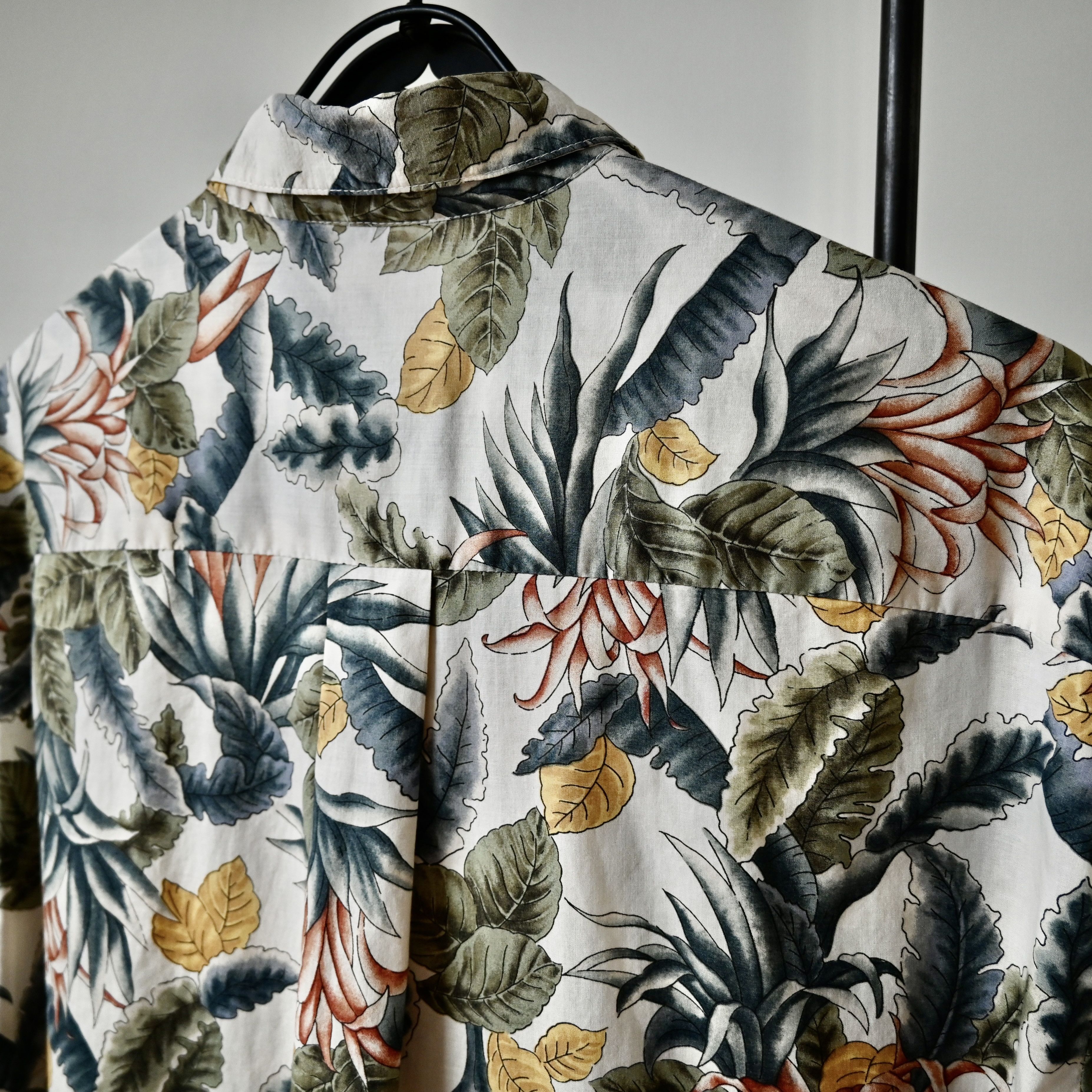 Tori Richard VTG Tori Richard antique botanical pattern Hawaiian shirt Size US L / EU 52-54 / 3 - 4 Thumbnail