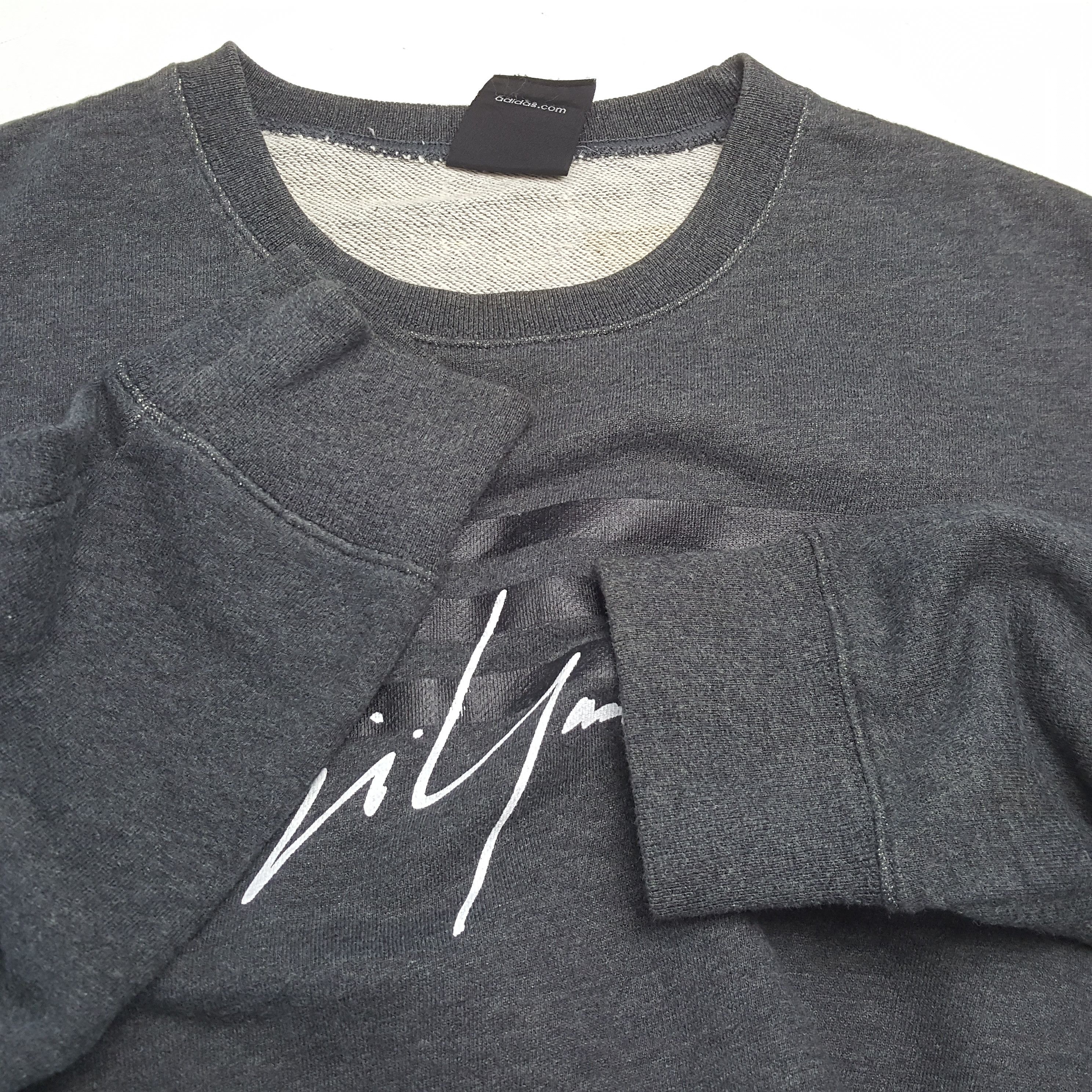 Adidas × Vintage ADIDAS x Custom Art YOHJI YAMAMOTO Style Sweatshirt Size US M / EU 48-50 / 2 - 9 Thumbnail