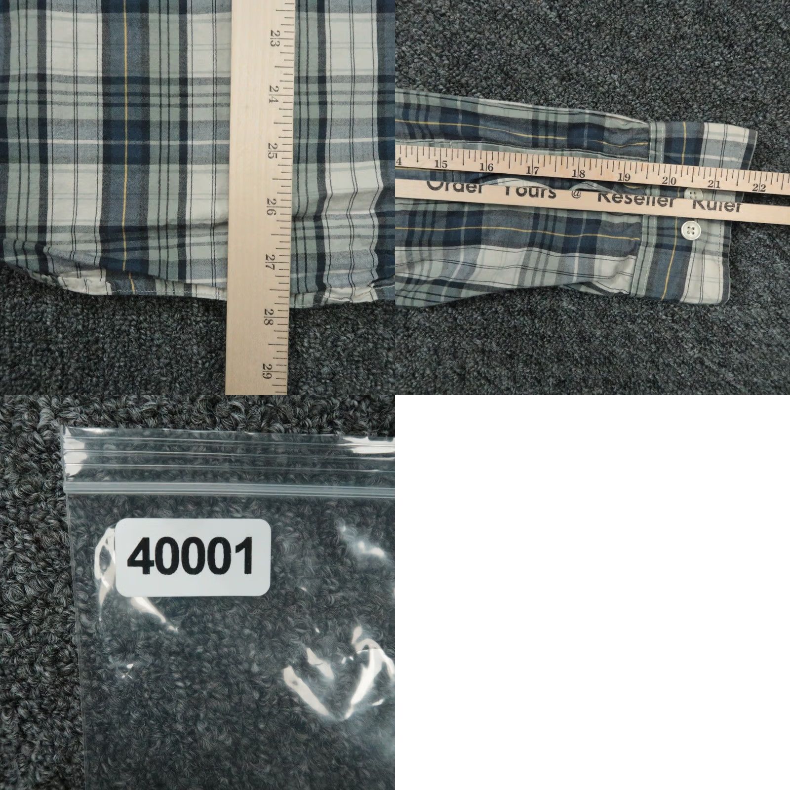 Filson Filson Shirt Mens S Blue Plaid Long Sleeve Button-Down Pockets Casual Business Travel 40 in Chest Regular Fit Cotton T-Shirt? Size US S / EU 44-46 / 1 - 8 Thumbnail