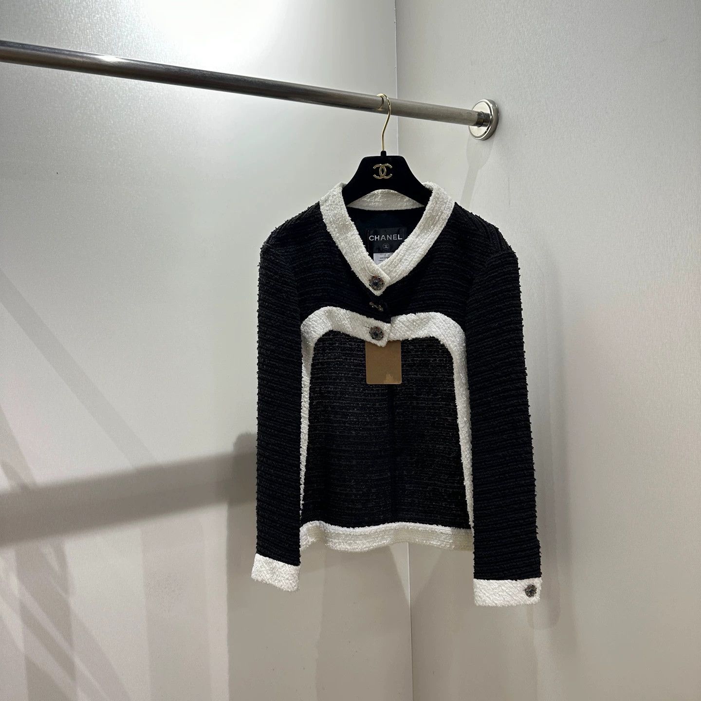 Chanel Chanel may250 color blocked gem cotton jacket 36 Size XS / US 0-2 / IT 36-38 - 1 Thumbnail