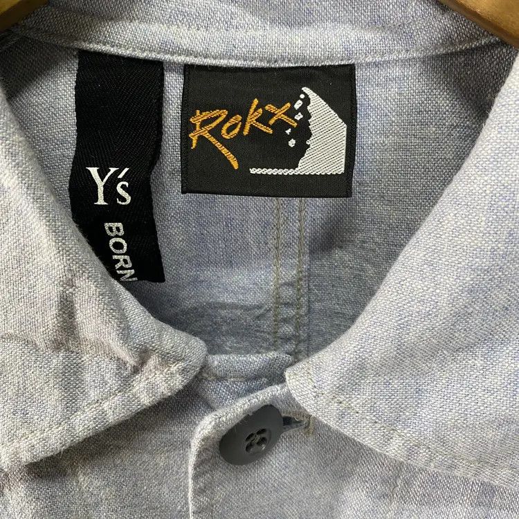 Yohji Yamamoto Y's X Rokx Yohji yamamoto cotton linen chore jacket Size US S / EU 44-46 / 1 - 7 Thumbnail
