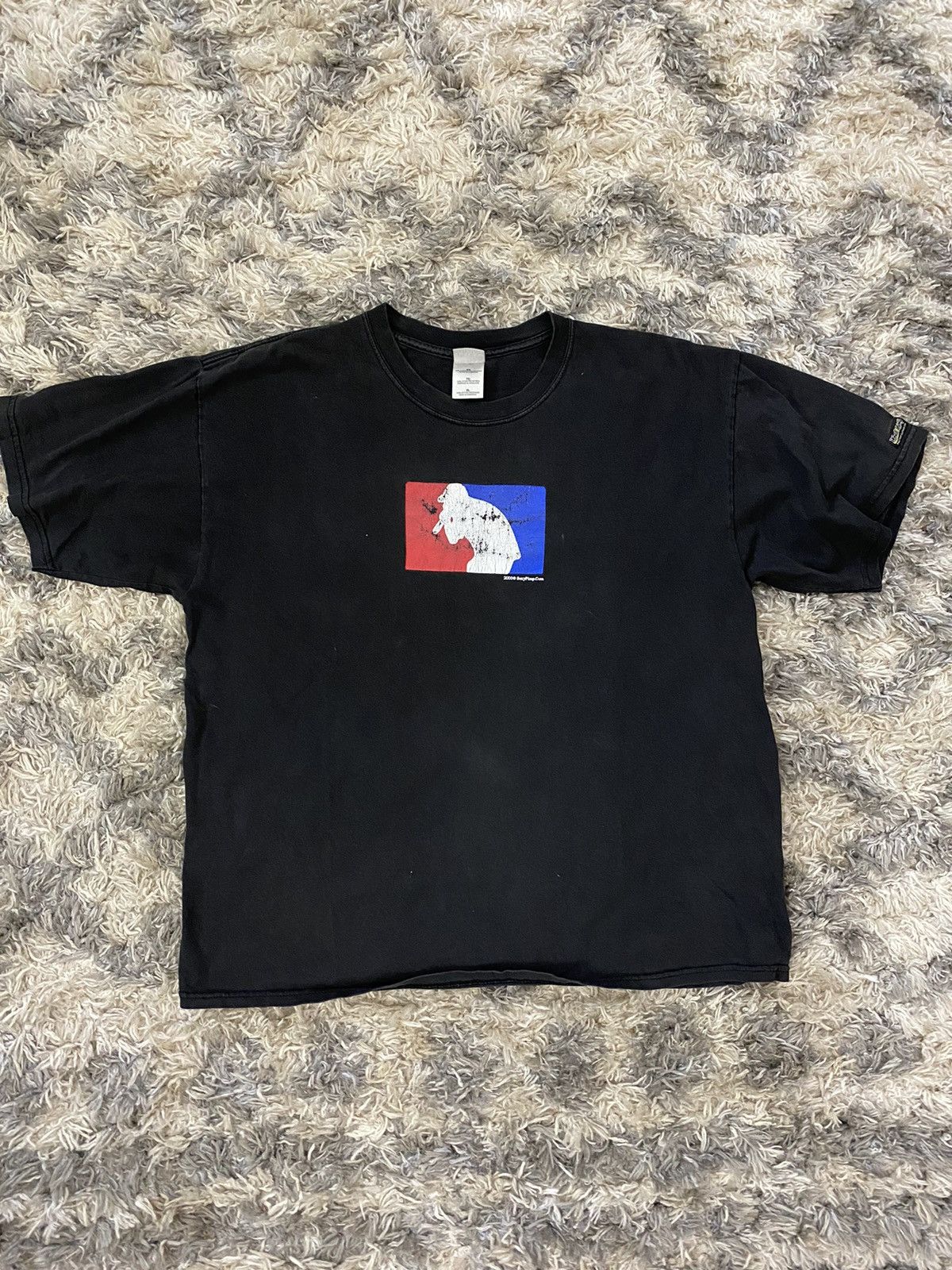 Rap Tees y2k vintage faded black tee sexy limo.com 2000 Rare Size US XL / EU 56 / 4 - 1 Thumbnail