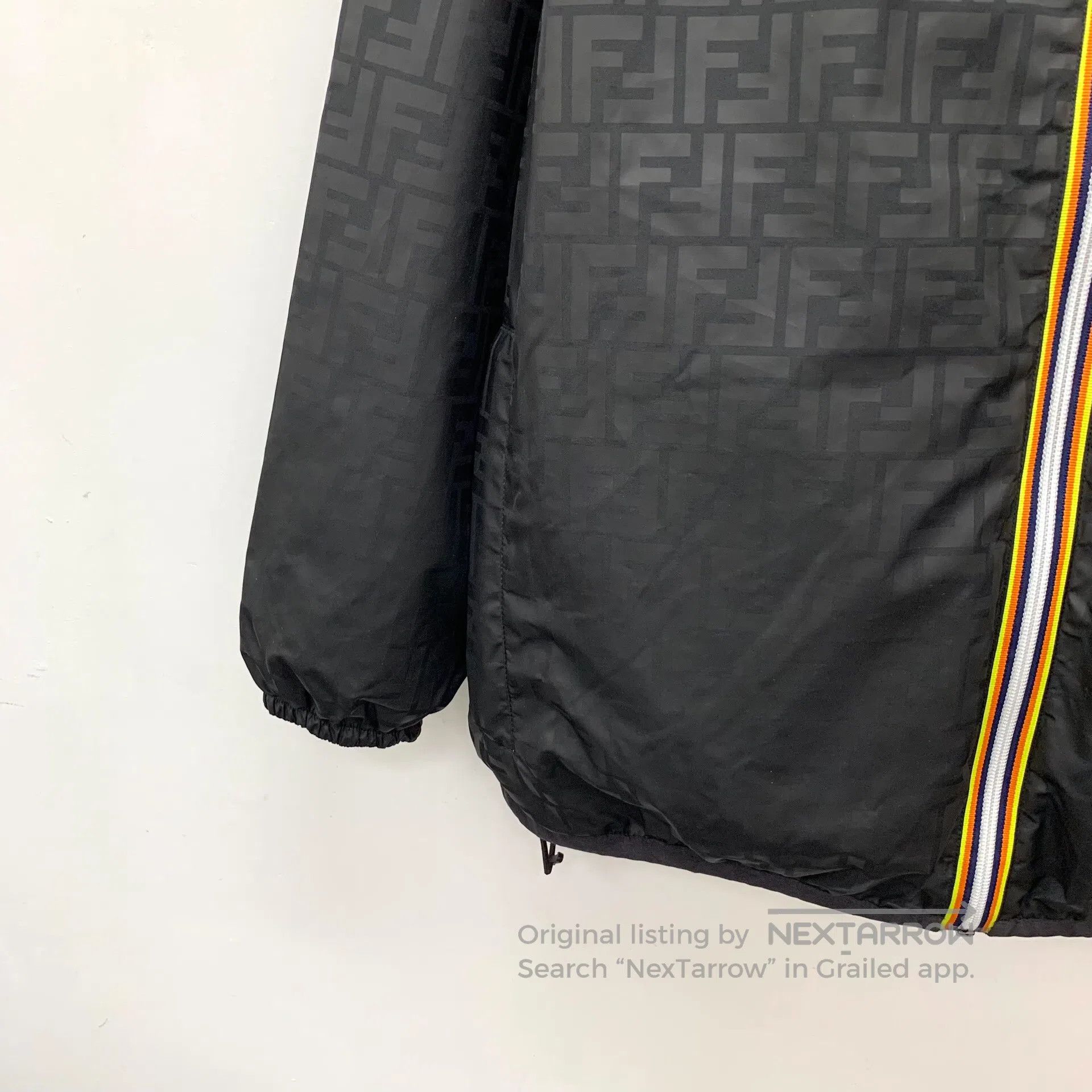Fendi FENDI Black leather look reversible zip jacket| Size US S / EU 44-46 / 1 - 8 Thumbnail