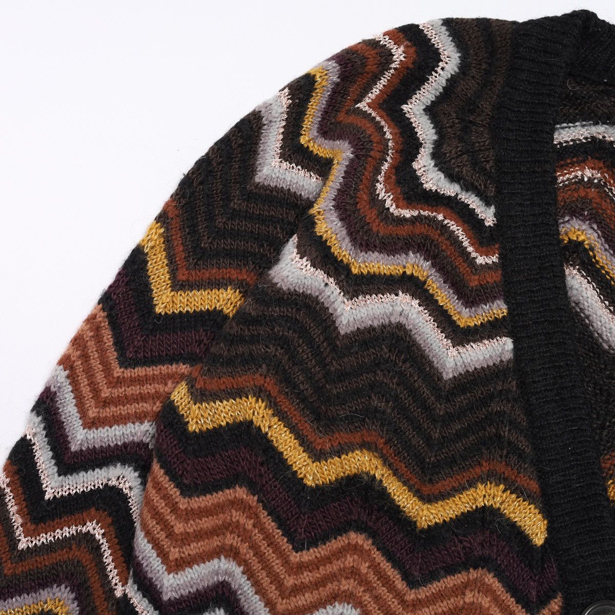 Missoni Missoni Lindex Cardigan Acrylic Polyamide Wool Mohair Sweate Size S / US 4 / IT 40 - 5 Thumbnail