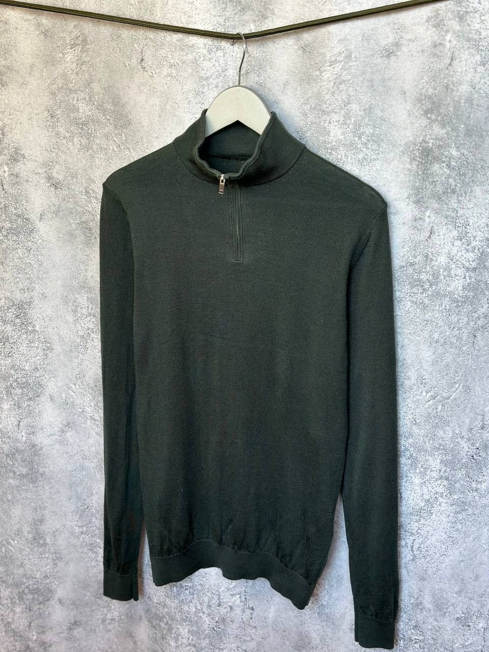 Reiss REISS Blackhall Merino Wool 1/4 Zip Neck Jumper Sweater Size US M / EU 48-50 / 2 - 2 Thumbnail