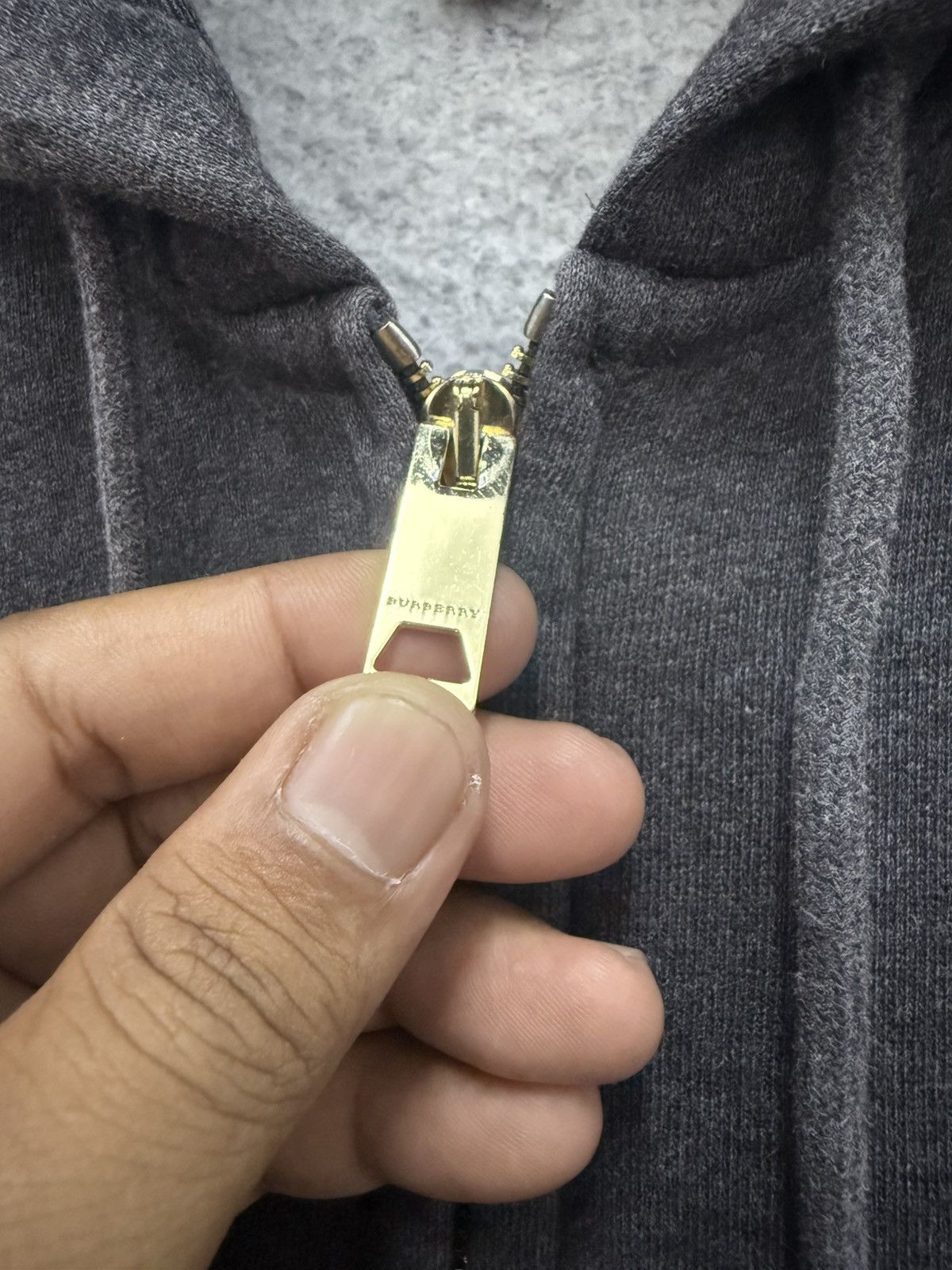 Burberry 🔥 BURBERRY London England Luxury Sweat zipper Hoodie -L Size US L / EU 52-54 / 3 - 5 Thumbnail