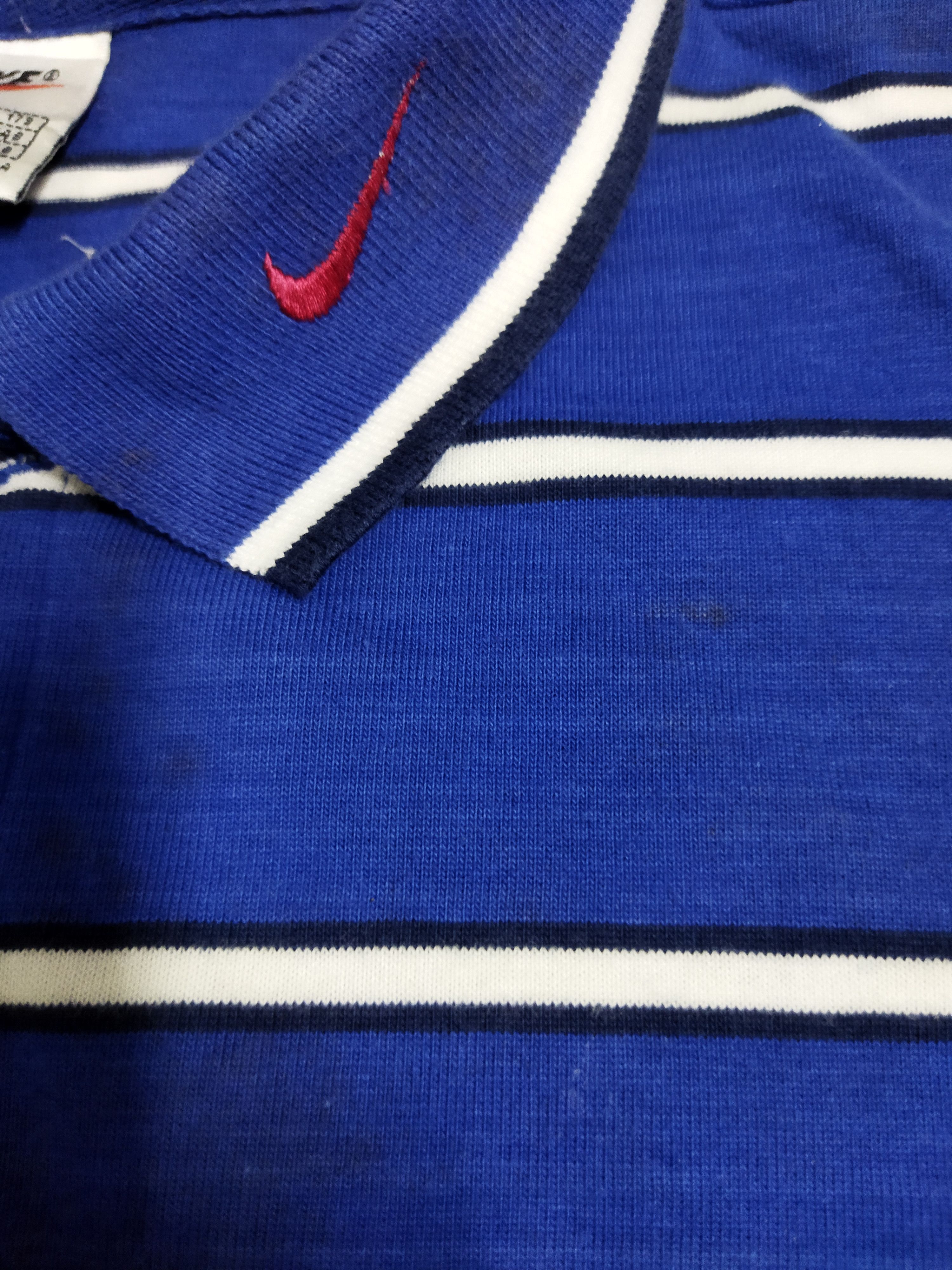 Nike × Vintage Vintage Nike Center Polo Tee Size US L / EU 52-54 / 3 - 3 Thumbnail
