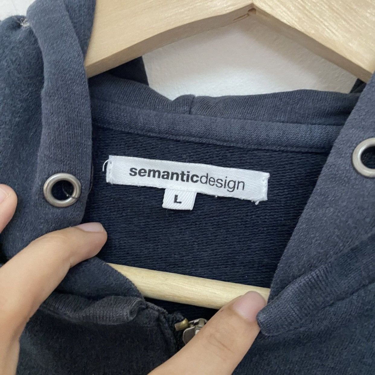 semanticdesign ARCHIVE Semantic Design Japanese Multi-Zip Hoodie Cyber Punk Size US M / EU 48-50 / 2 - 10 Thumbnail