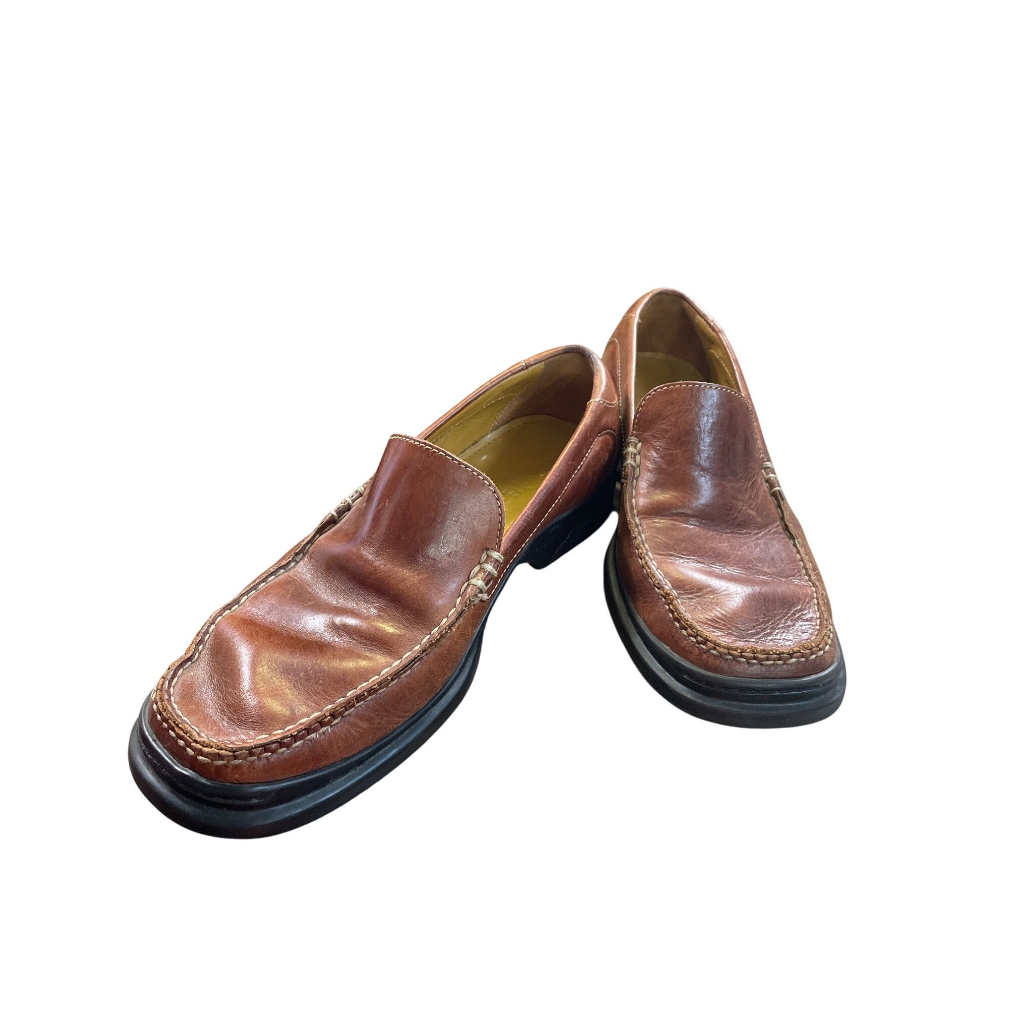 Cole Haan Cole Haan Mens Brown Leather Slip-On Loafers Dress Shoes Siz Size US 9.5 / EU 42-43 - 13 Thumbnail