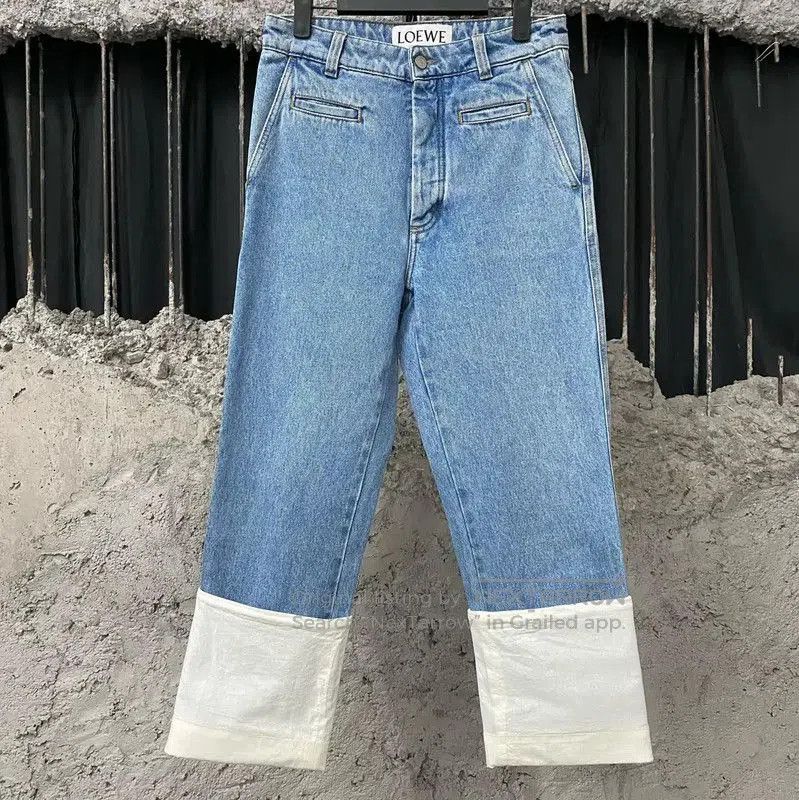 Loewe Loewe Blue Denim Pants for Women . Size 28" / US 6 / IT 42 - 1 Thumbnail
