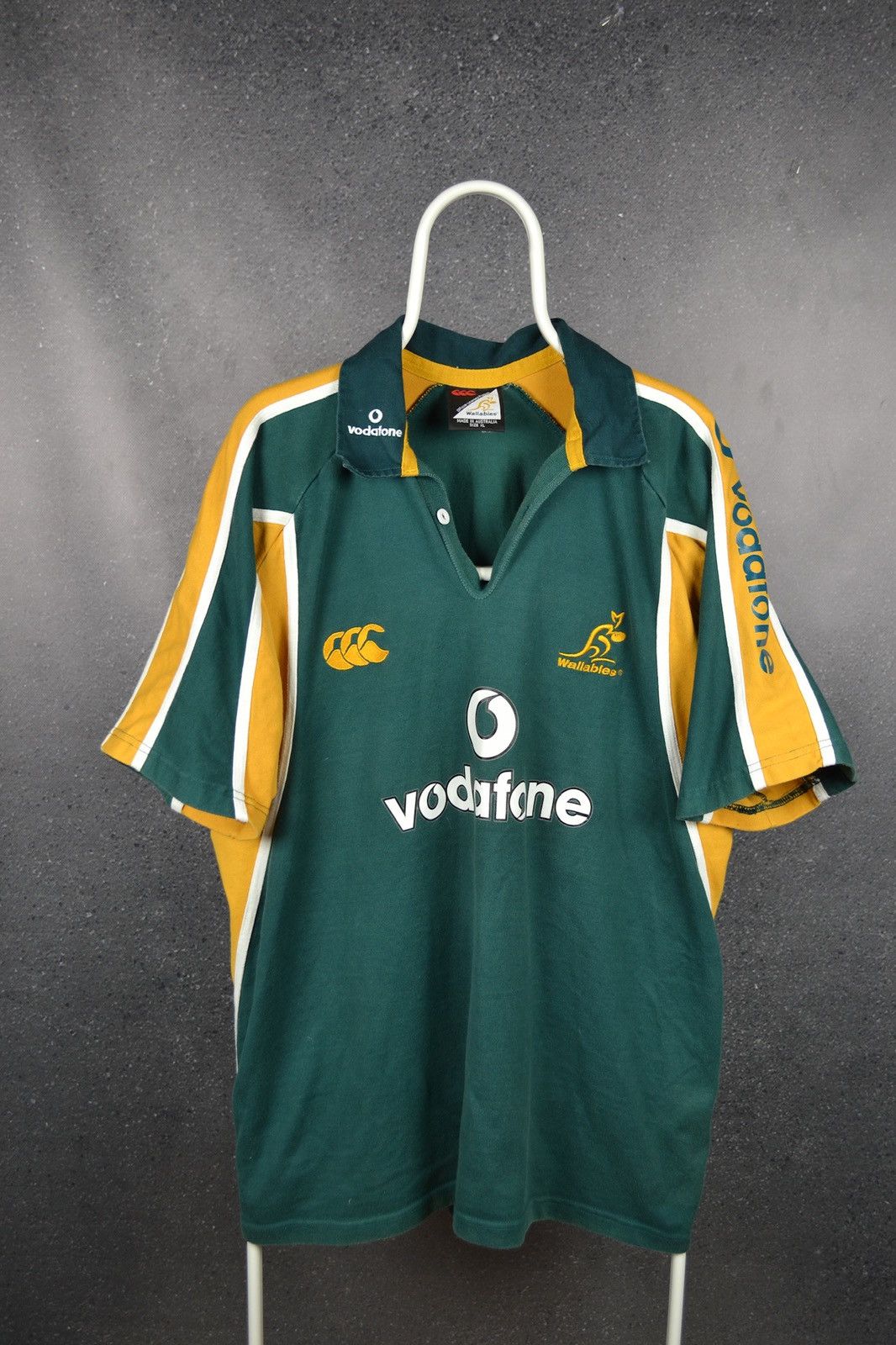 Canterbury of New Zealand × Vintage Australia Wallabies Vintage Rugby Union Shirt Canterbury XL Size US XL / EU 56 / 4 - 1 Thumbnail