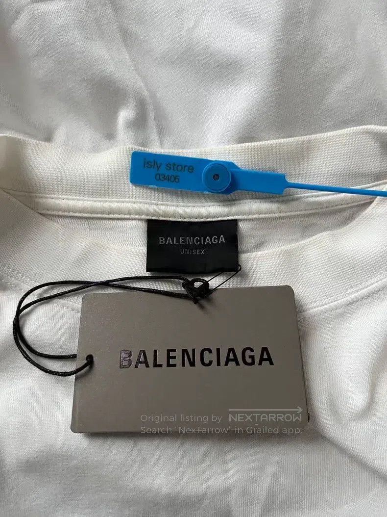 Balenciaga Balenciaga Letter Print Crew Neck Long Sleeve T-Shirt Size US S / EU 44-46 / 1 - 5 Thumbnail