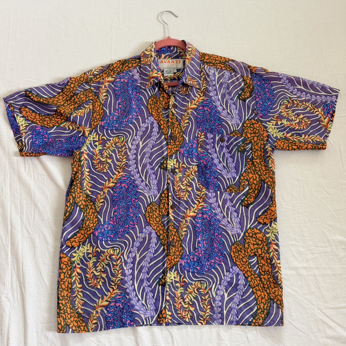 Other Avanti Hawaii Lei Silk Koi Aloha Hawaiian Shirt Kahala L Size US L / EU 52-54 / 3 - 2 Thumbnail