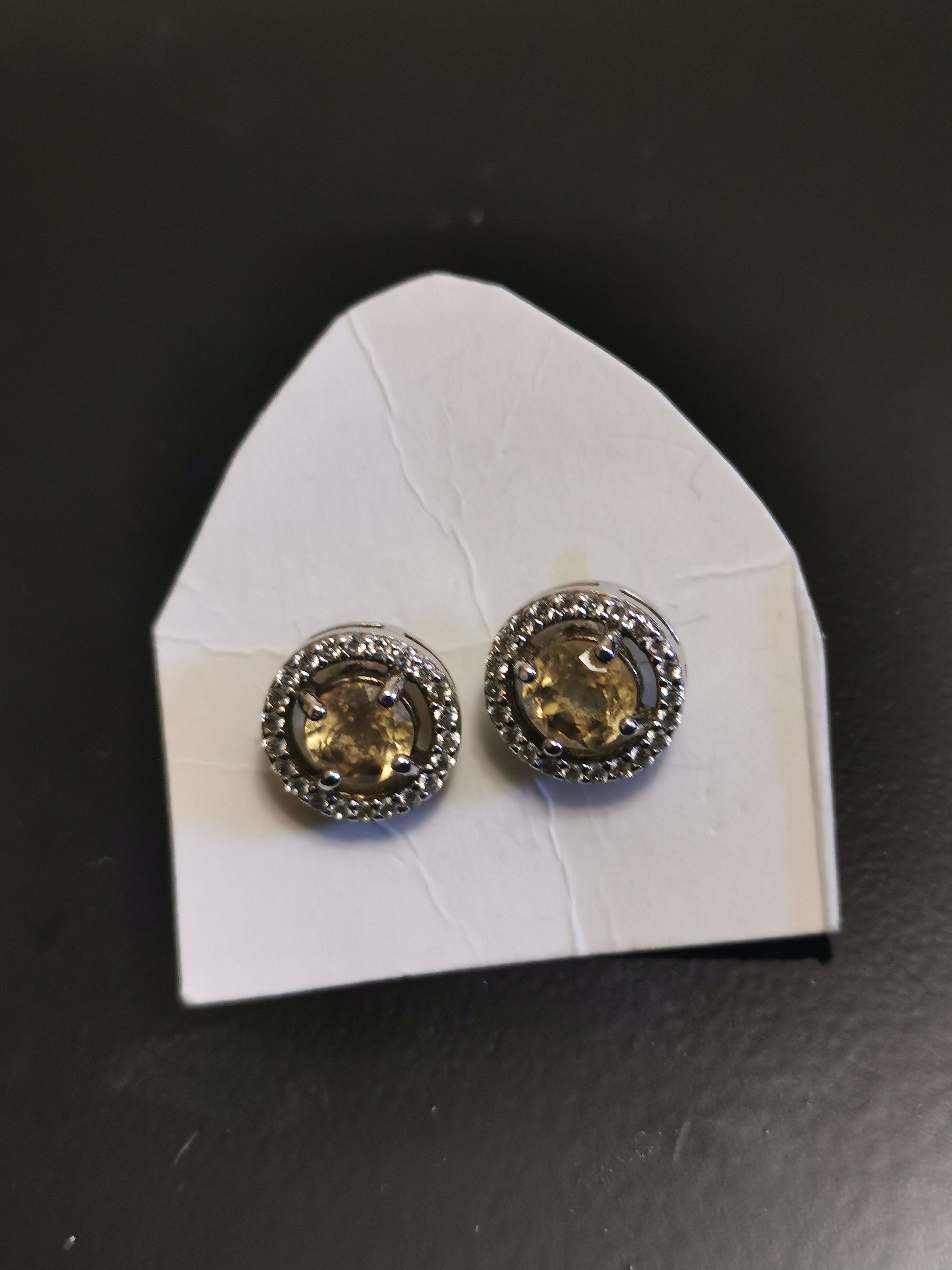 Jewelry Yellow diamond earrings Size ONE SIZE - 1 Preview