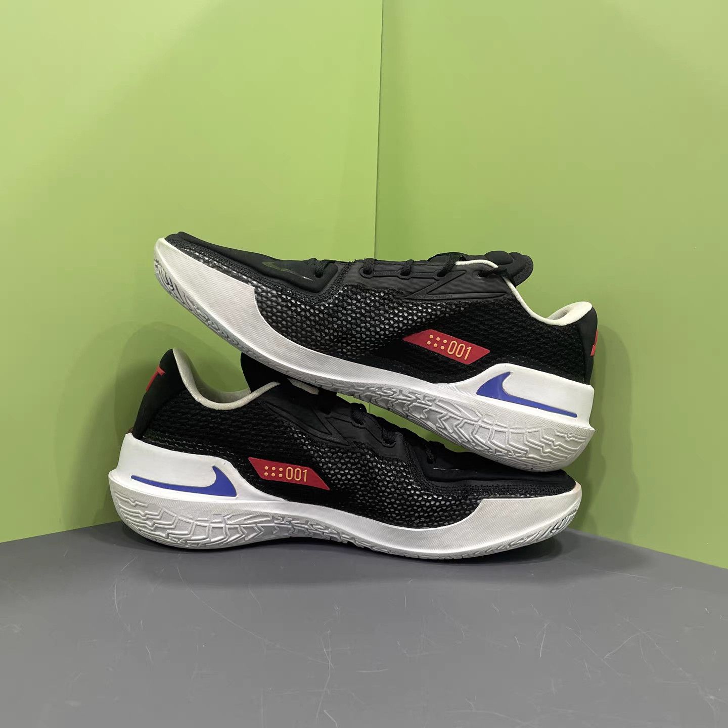 Nike Nike Air Zoom GT Cut 1 Black/Red Basketball Shoes K15 Size US 13 / EU 46 - 5 Thumbnail