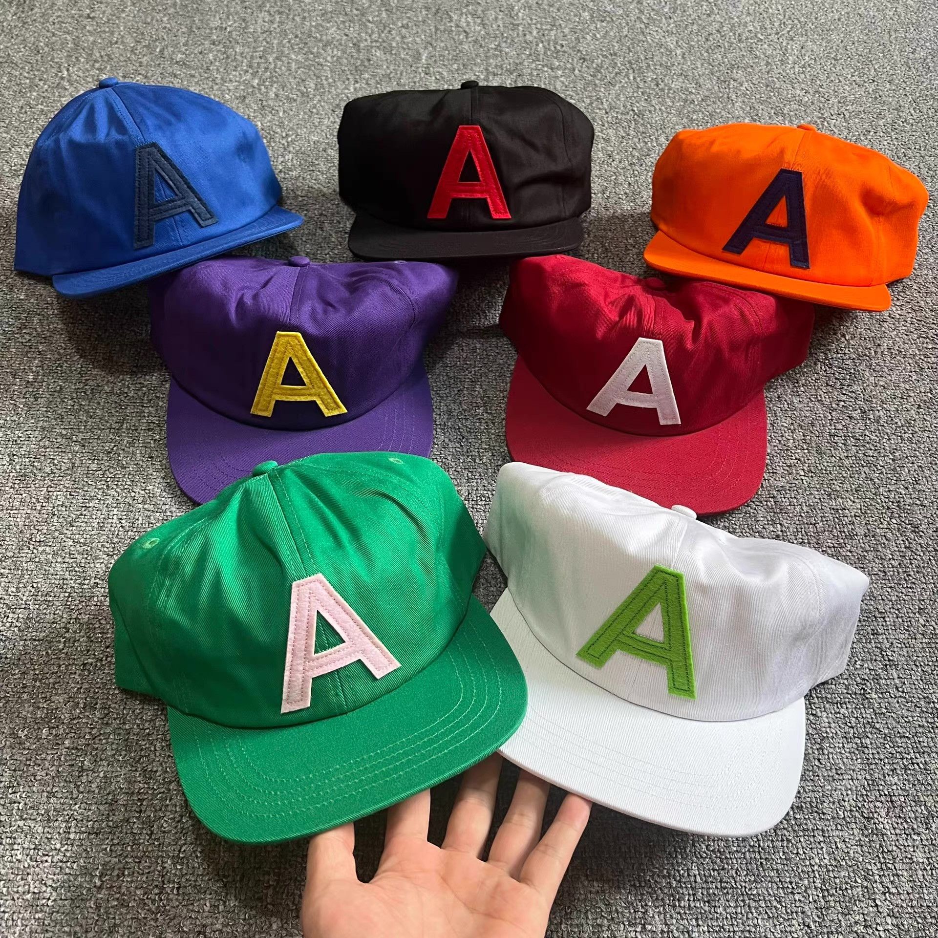 Alife AlifeEmbroidered Color Classic Flat Brim Baseball Cap Q7 Size ONE SIZE - 1 Thumbnail