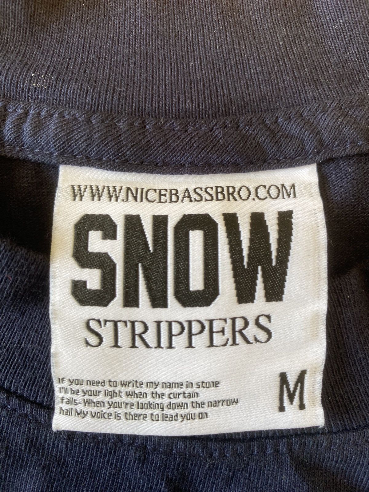 Other Snow Strippers US Tour 2026 Merch Coppertone Shirt Navy Size US L / EU 52-54 / 3 - 3 Thumbnail