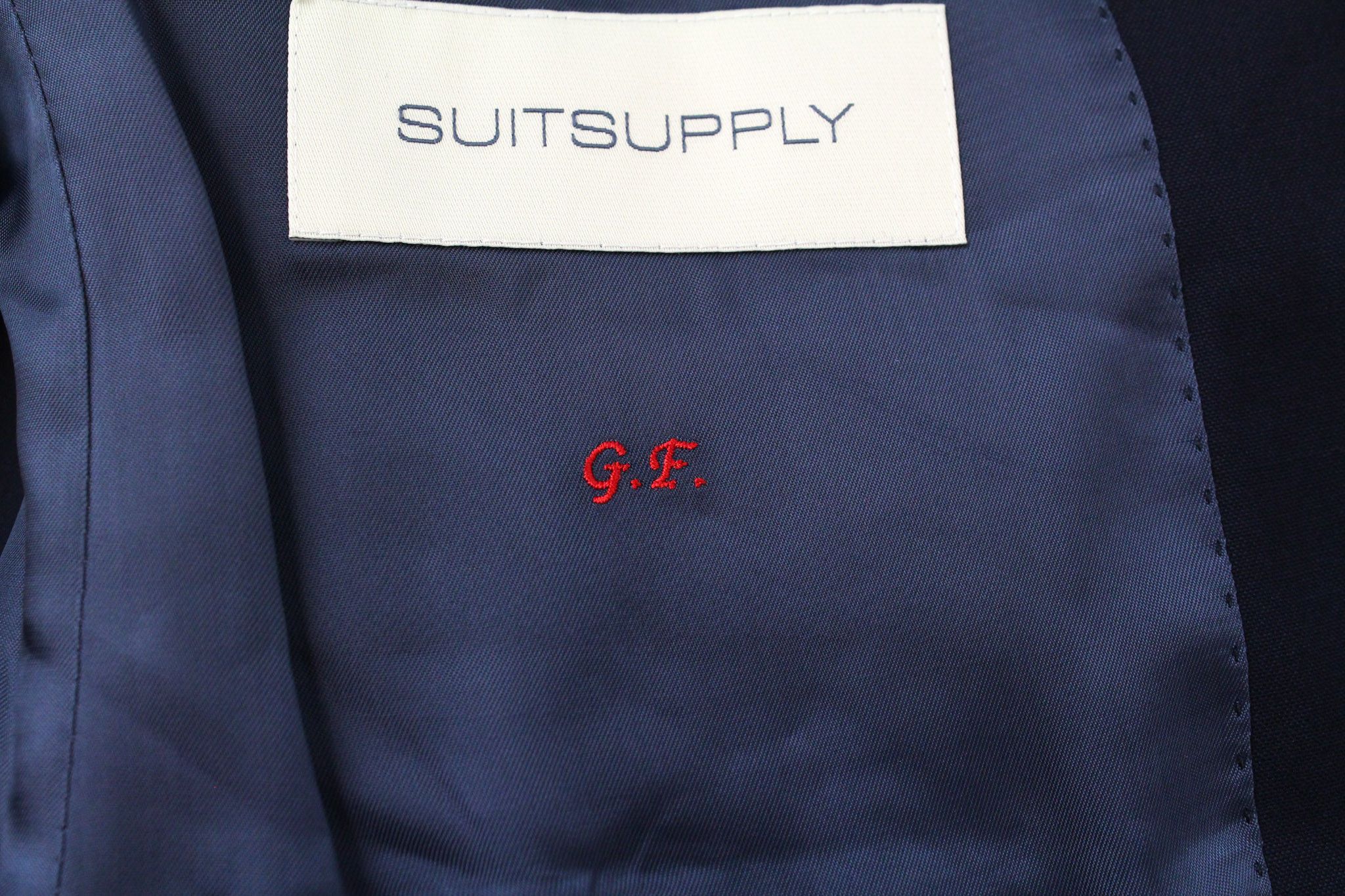 Suitsupply LA SPALLA UK38R Blue Wool S120 Suit 67736 Size 38R - 15 Thumbnail