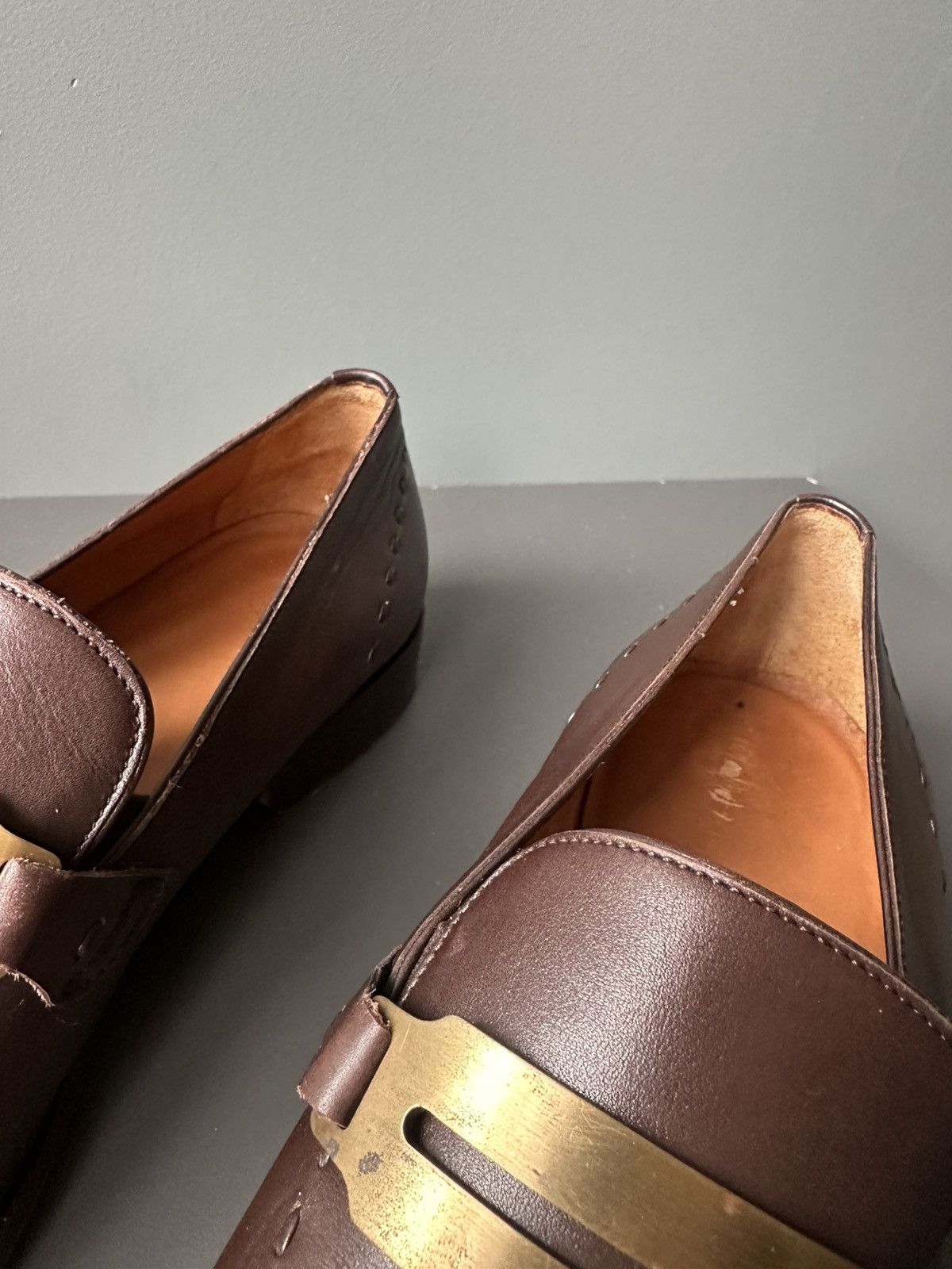 NAVYBOOT Navyboot Leather Loafers Size 40 Size US 7 / EU 40 - 3 Thumbnail
