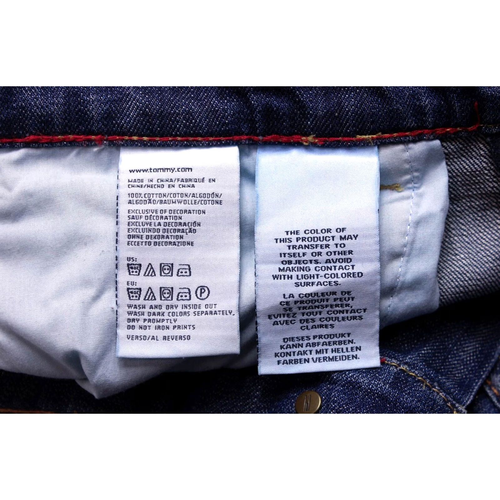 Tommy Hilfiger Tommy Hilfiger Jeans Men's W30/L34 Dark Blue Size US 30 / EU 46 - 6 Thumbnail