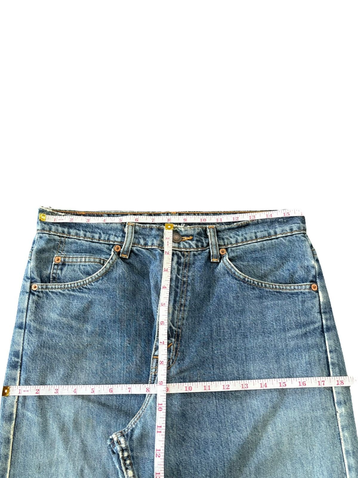 Levi's Vintage 90s Levis 612 Orange Tab Distress Baggy Jeans Size US 32 / EU 48 - 8 Thumbnail