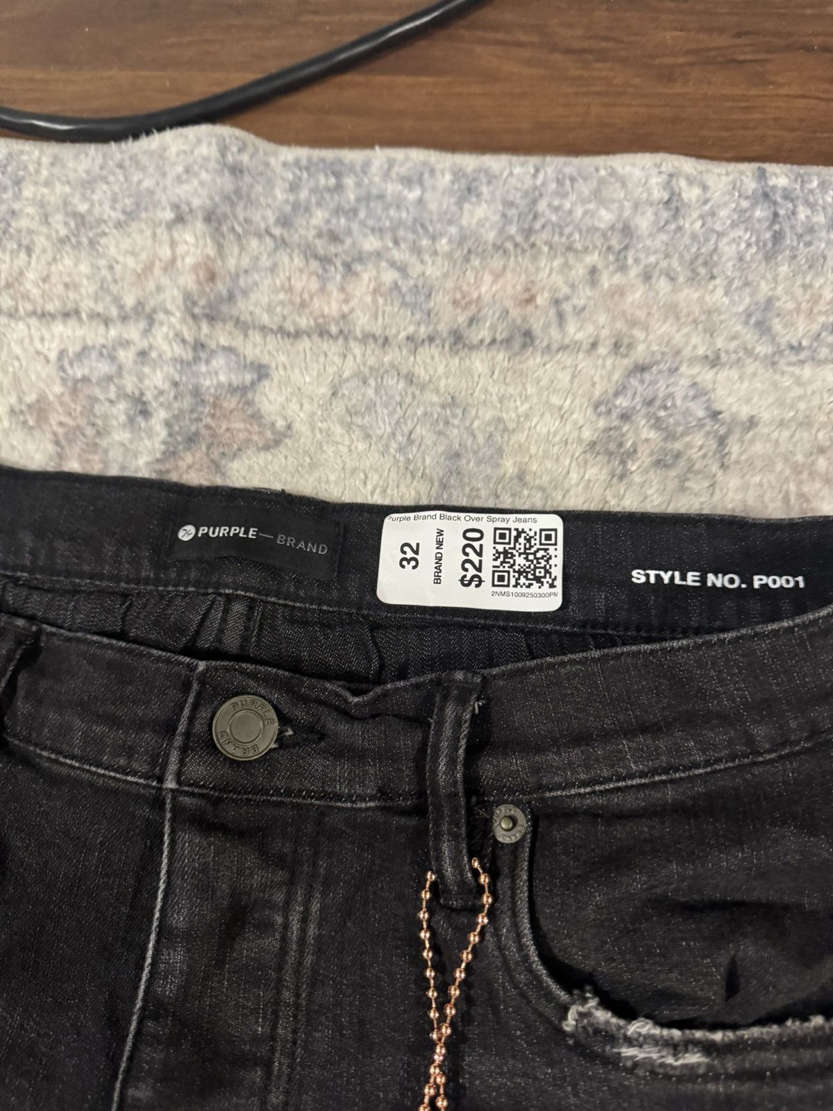 Other Purple Brand “Black Over Spray” Denim Size US 32 / EU 48 - 3 Thumbnail