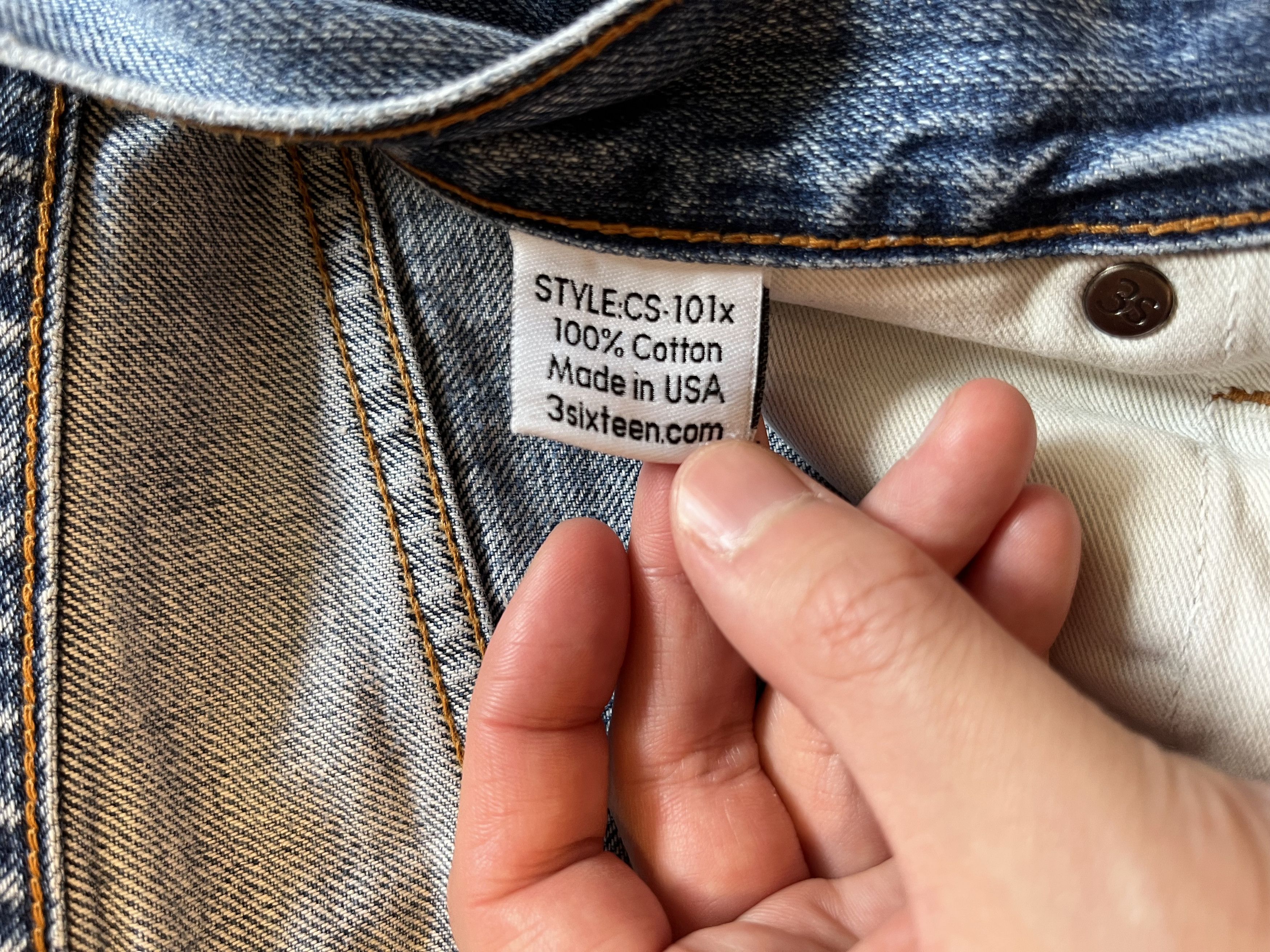 3sixteen MiUSA 3sixteen Stonewash selvedge jeans - 26" inseam Size US 29 - 5 Thumbnail