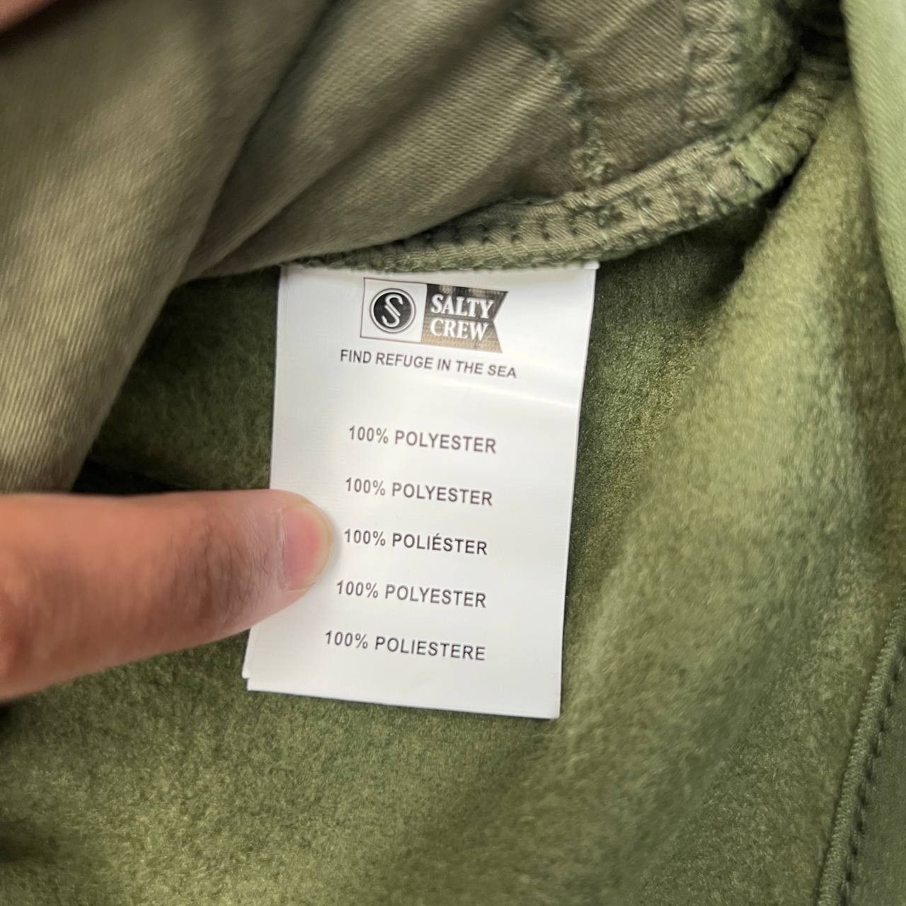 Other Salty Crew Vest Jacket Men Olive Green Ebbtide Polar New L Size US L / EU 52-54 / 3 - 5 Thumbnail