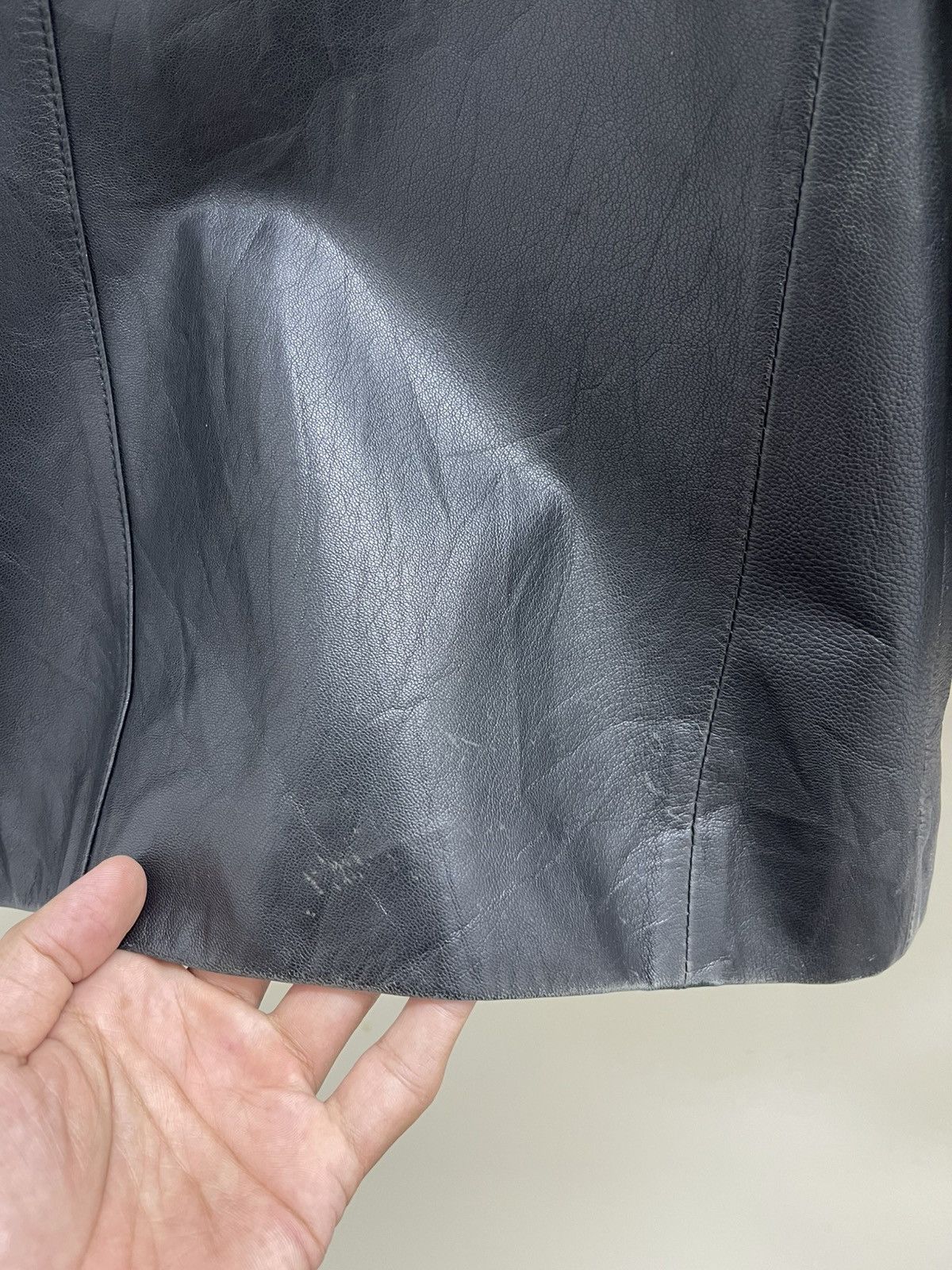 Leather Wind Armor Leather Biker Jacket Size US S / EU 44-46 / 1 - 13 Thumbnail