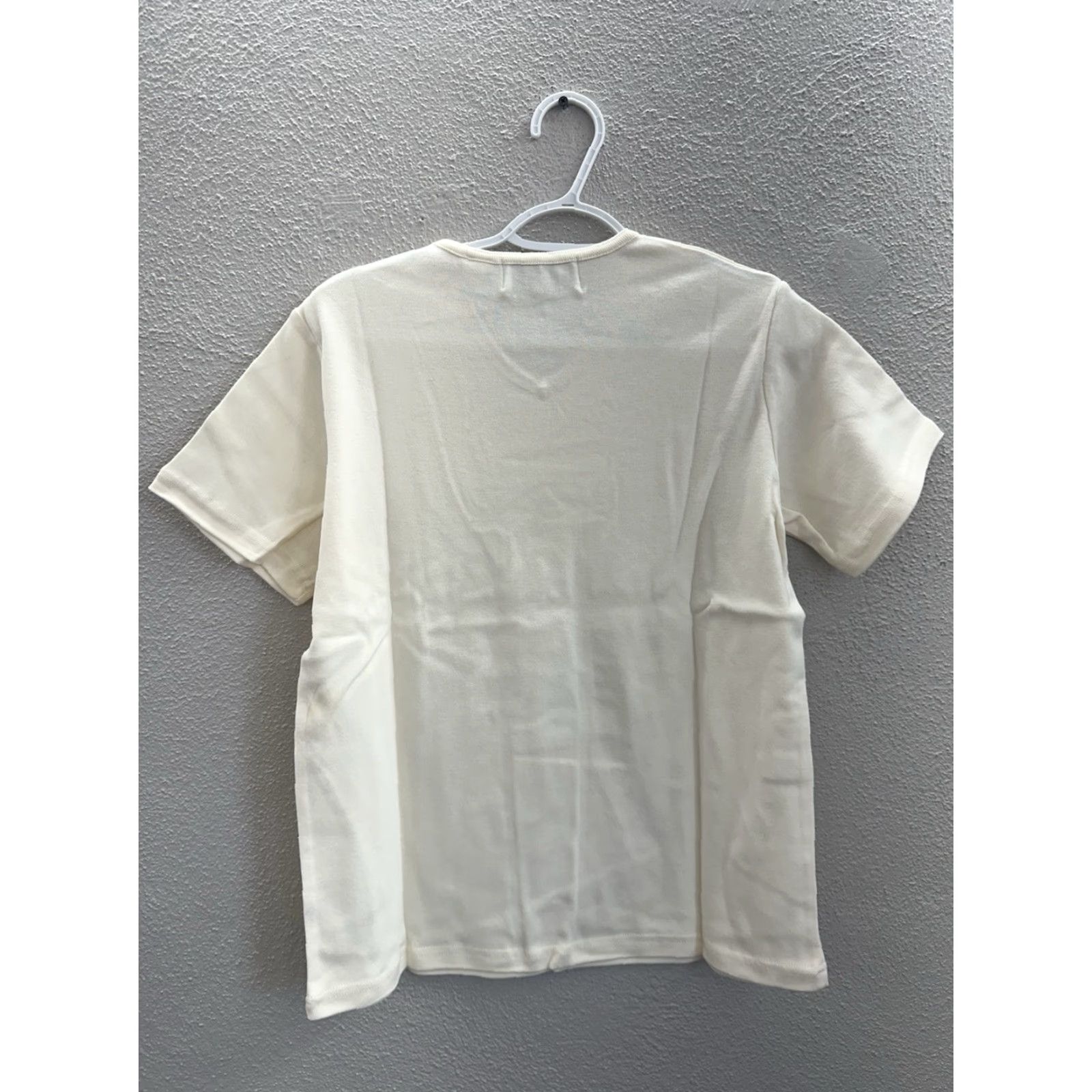 Orvis Orvis Womens Shirt Small Cream Short Sleeve V-Neck Cotton T-Shirt Casual Lightweight Regular Womens Size S Ivory Needle Size S / US 4 / IT 40 - 7 Thumbnail