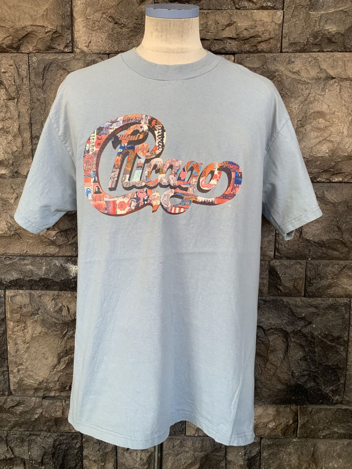 Band Tees × Vintage Vintage 90s Chicago Tour Rock Band T shirt Size US L / EU 52-54 / 3 - 1 Thumbnail