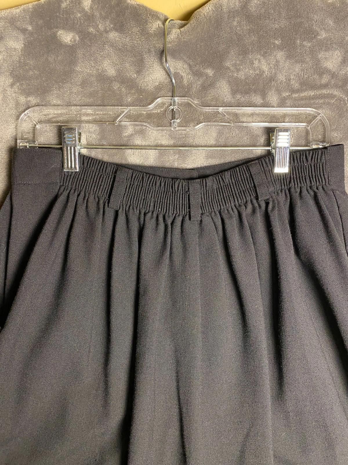 Designer Womens Lindsay Gee Elastic Waist Shorts Black Size 20W (B16) Size 42" / US 20 - 4 Thumbnail