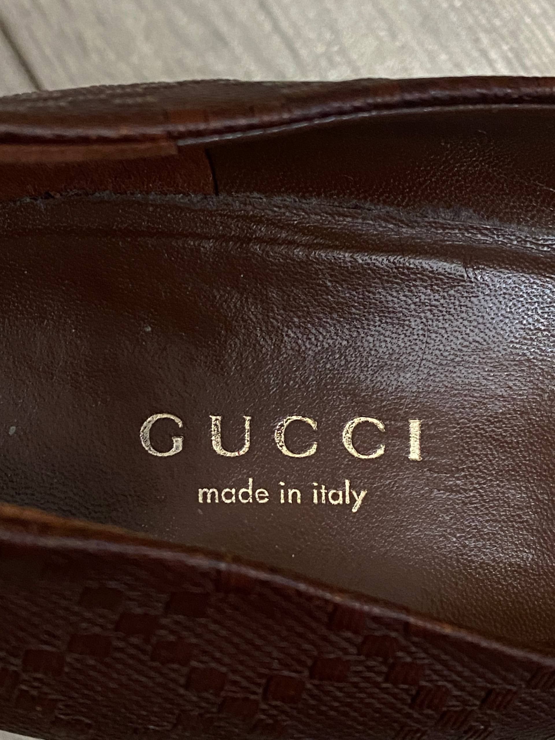 Gucci Gucci By Tom Ford Monogram Platform Pumps Heels Leather Size US 6 / IT 36 - 9 Thumbnail