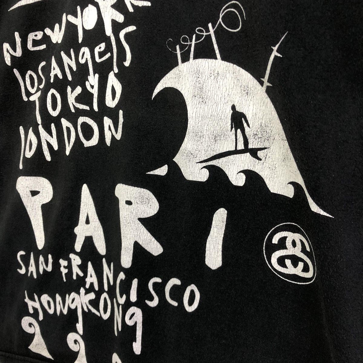 Stussy × Vintage Vintage Stussy tour Design Fullprint Tshirt Size US M / EU 48-50 / 2 - 7 Thumbnail