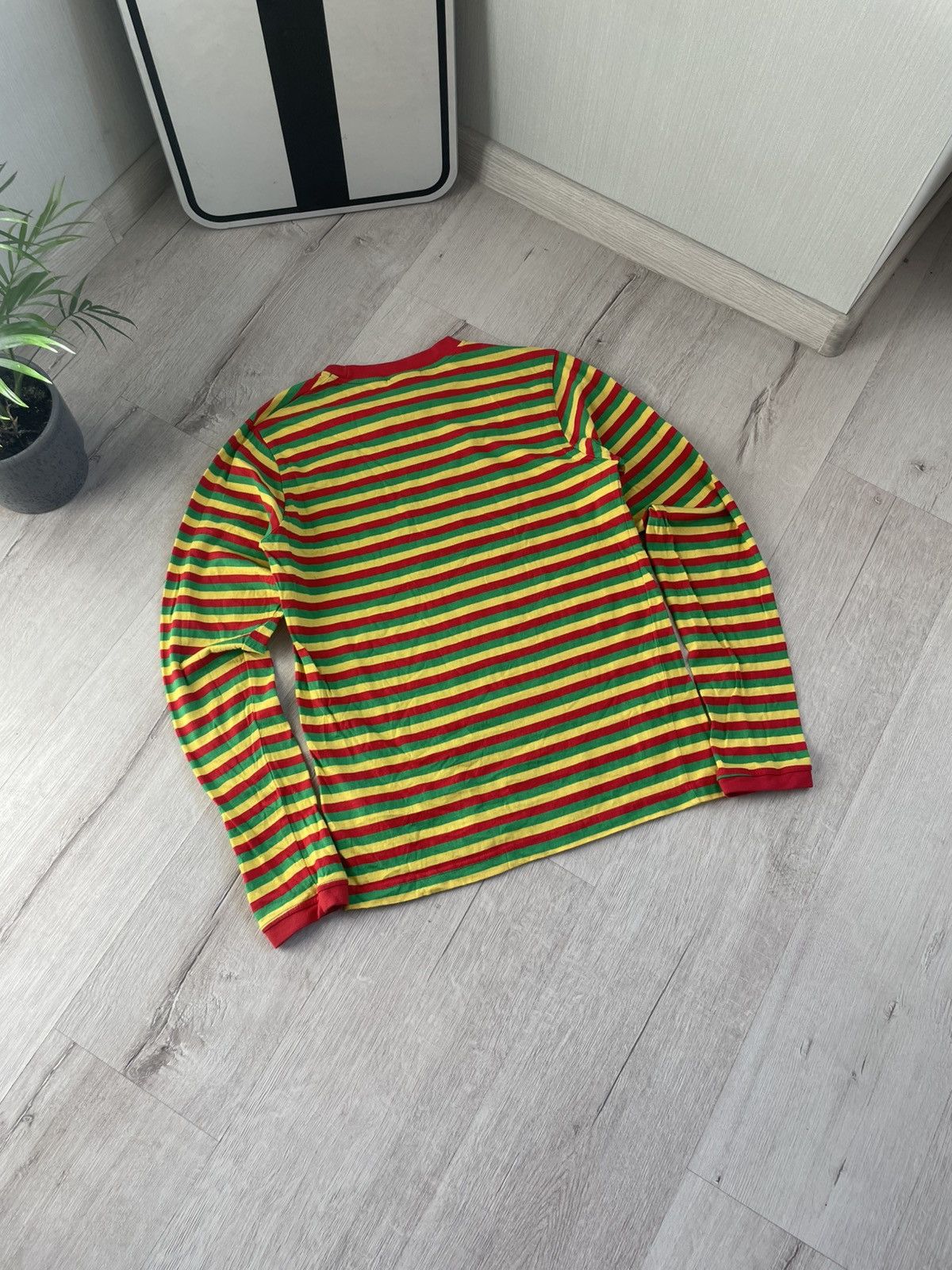 Hysteric Glamour × If Six Was Nine × Le Grande Bleu (L.G.B.) Crazy Y2k Stripped Longsleeve Jamaica Apollo Tee Size S / US 4 / IT 40 - 10 Thumbnail