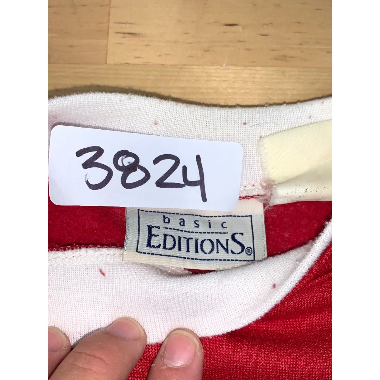 Basic Editions VINTAGE Basic Editions Red Kitten Sweater Shirt M Plus Size Christmas 1990s Womens Size M / US 6-8 / IT 42-44 - 4 Thumbnail