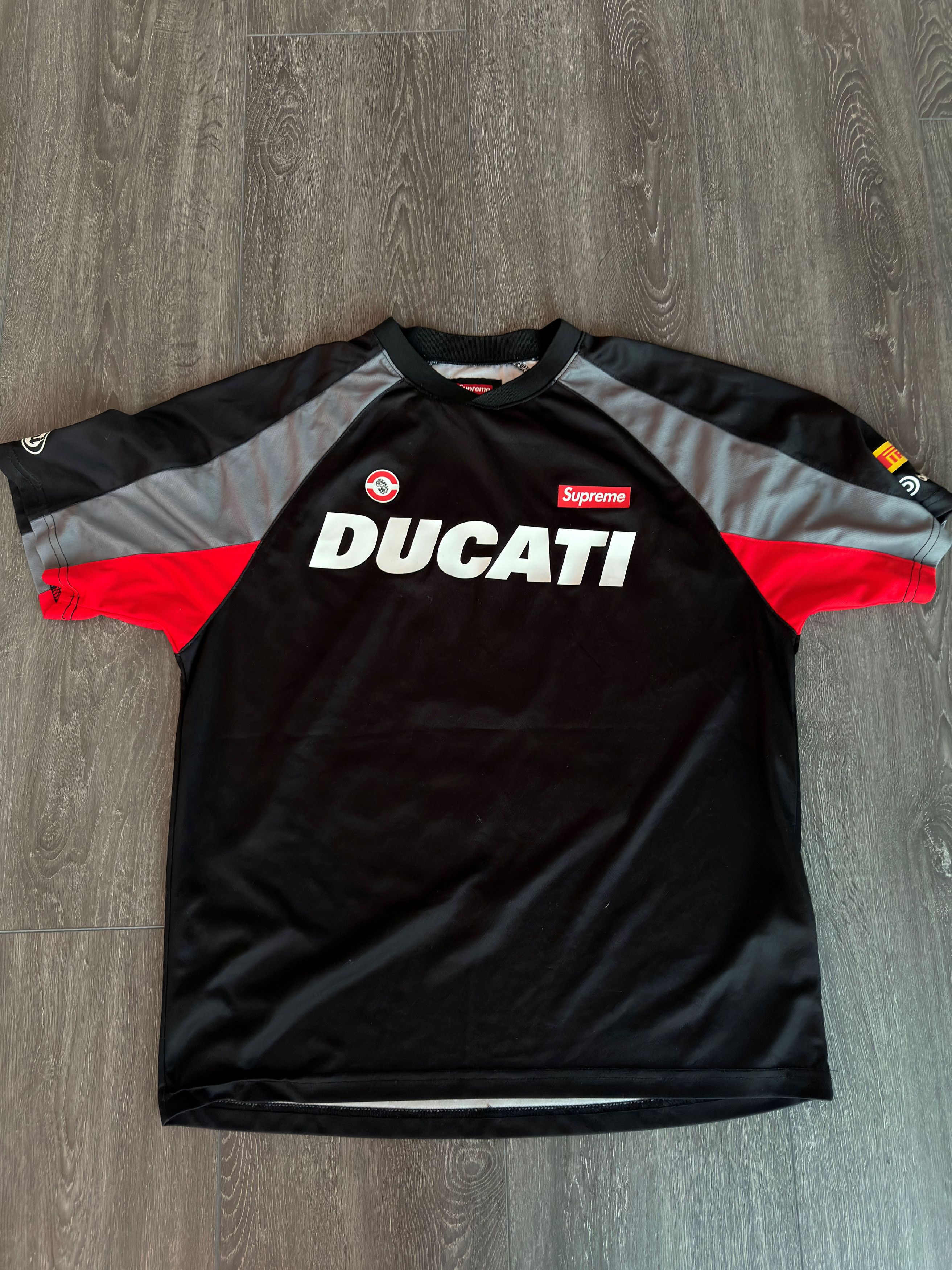 Supreme Ducati Soccer Jersey Black
