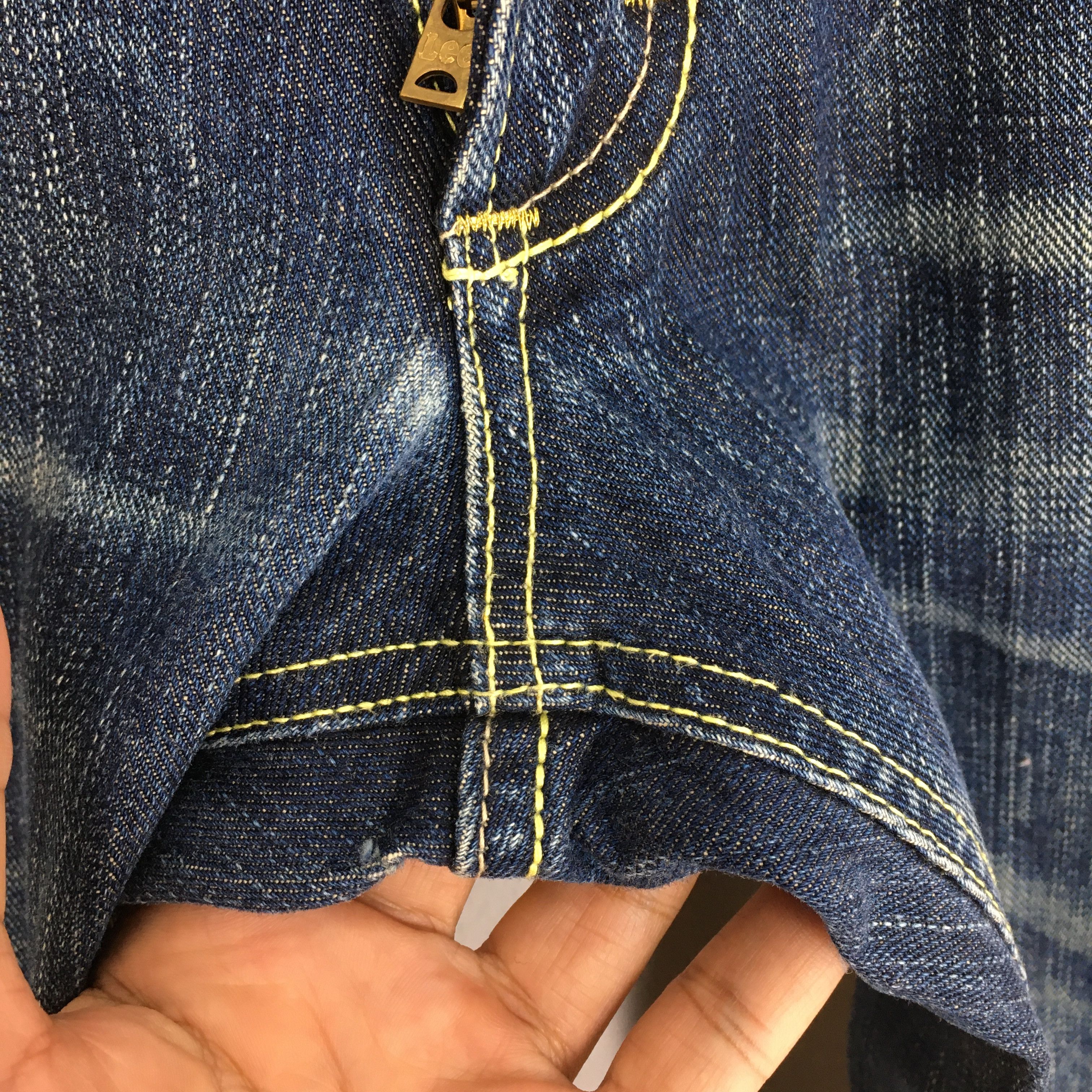 Lee Size 34x33 Vintage 90s Lee Riders Blue Stonewash Jeans S190 Size US 34 / EU 50 - 8 Thumbnail