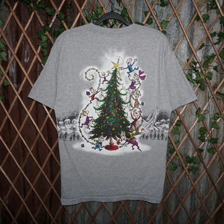 Vintage Large - Vintage Y2K The Grinch 00s cartoon dr seuss t-shirt Size US L / EU 52-54 / 3 - 3 Thumbnail