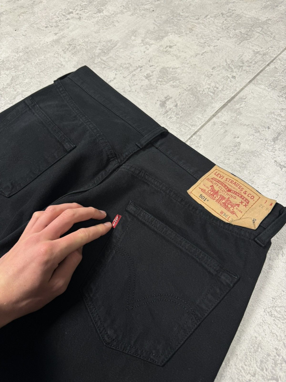 Levi's Levi's 501 Black Jeans W36 L32 Size US 36 / EU 52 - 6 Thumbnail