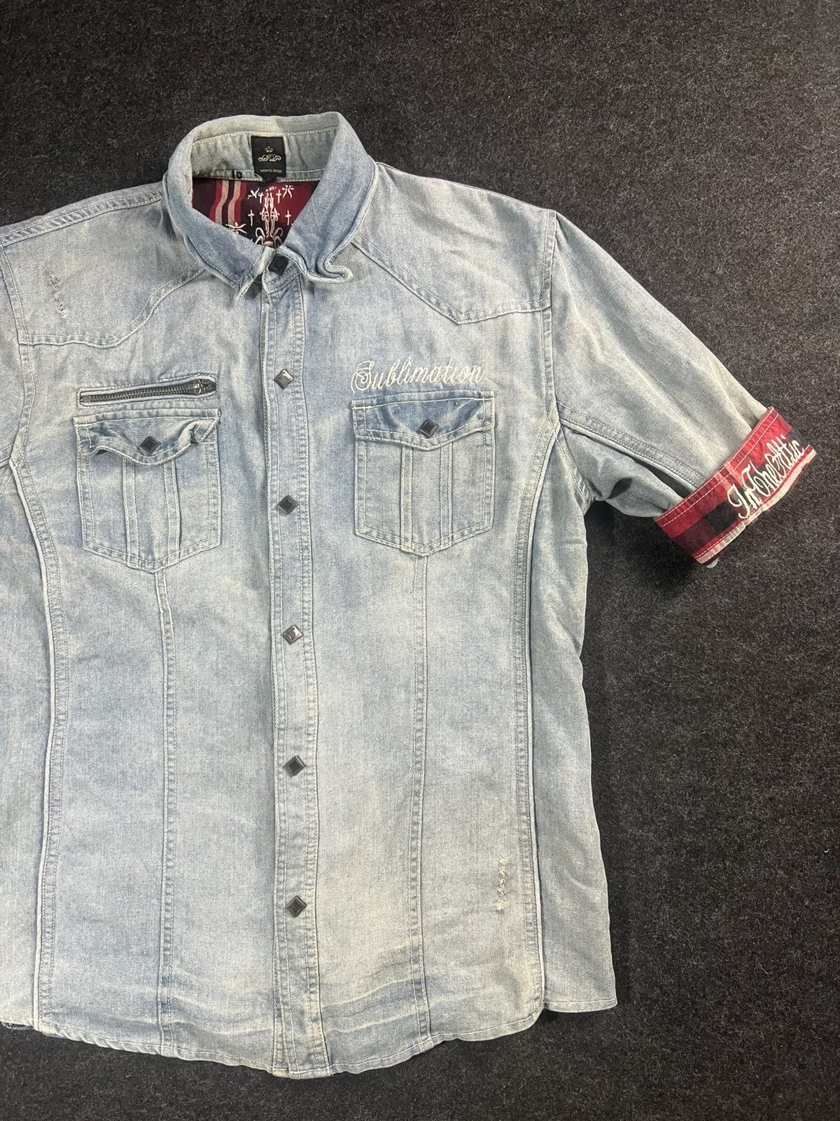 In The Attic Semantic Design x In The Attic Western Shirt Skull Punk Size US M / EU 48-50 / 2 - 1 Thumbnail